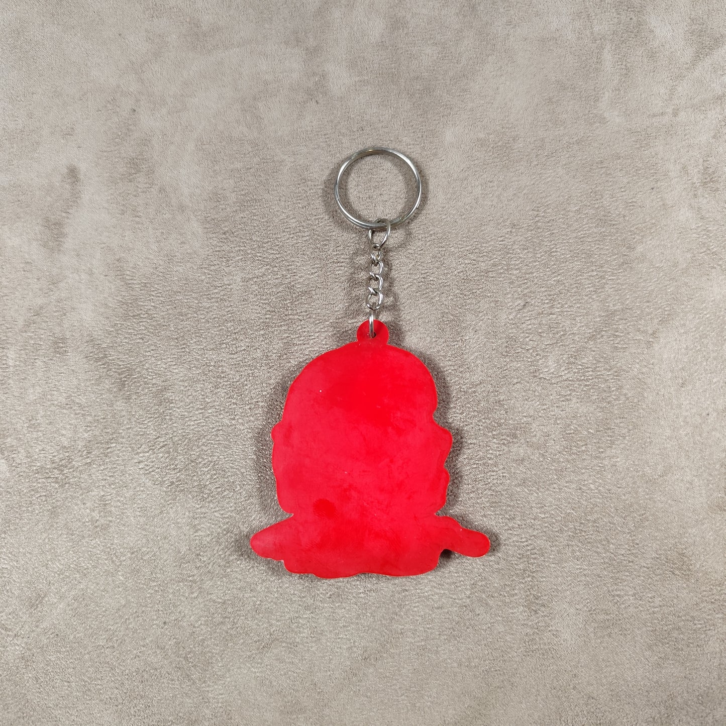 Porte clés Ernesto Che Guevara en Silicone Rouge Made in France Vintage 2000