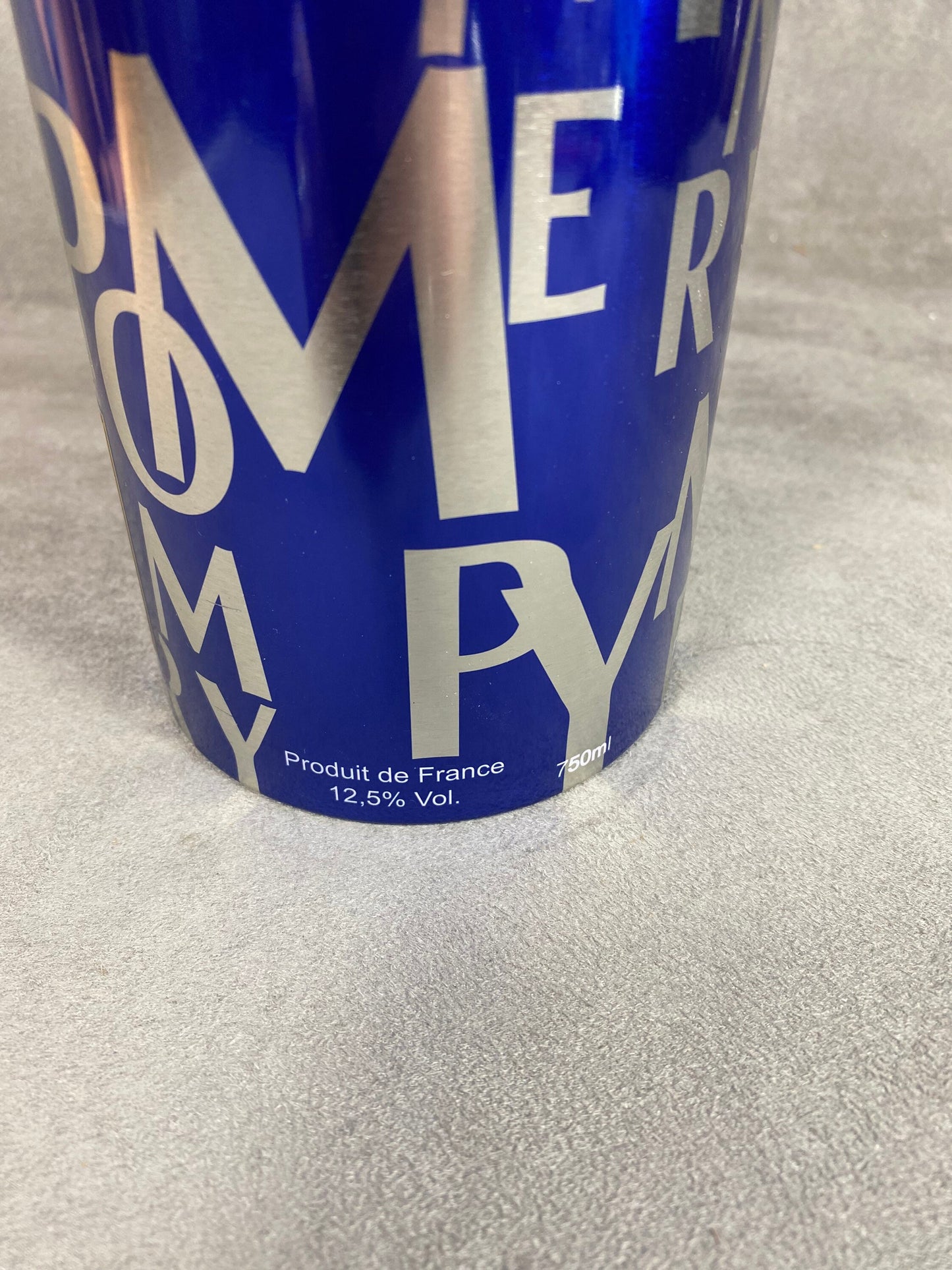 Etui à bouteille en aluminium pour bouteille de champagne Pommery