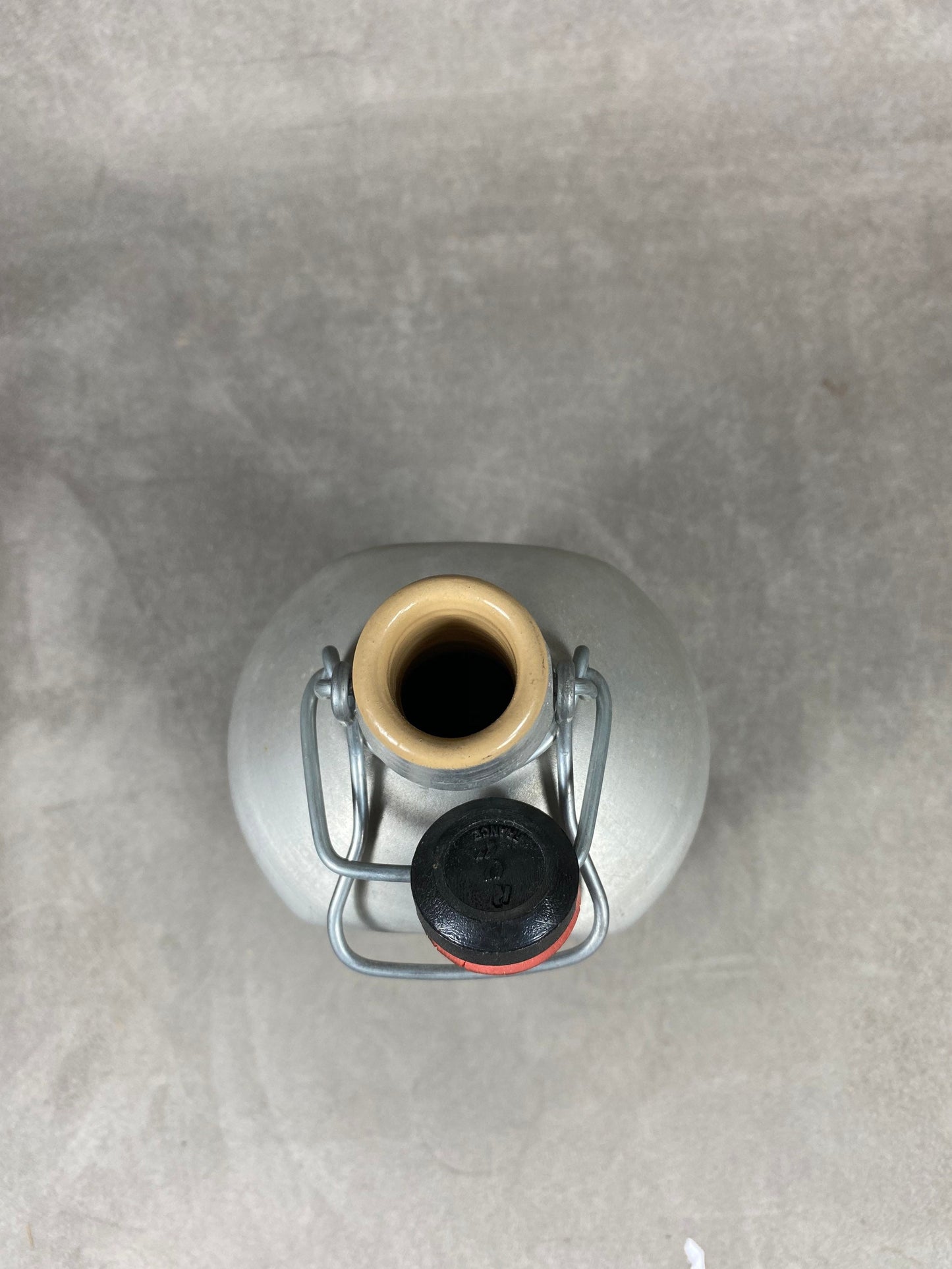 ROC France bottle with black mechanical cap aluminum bottle Made in France 1960