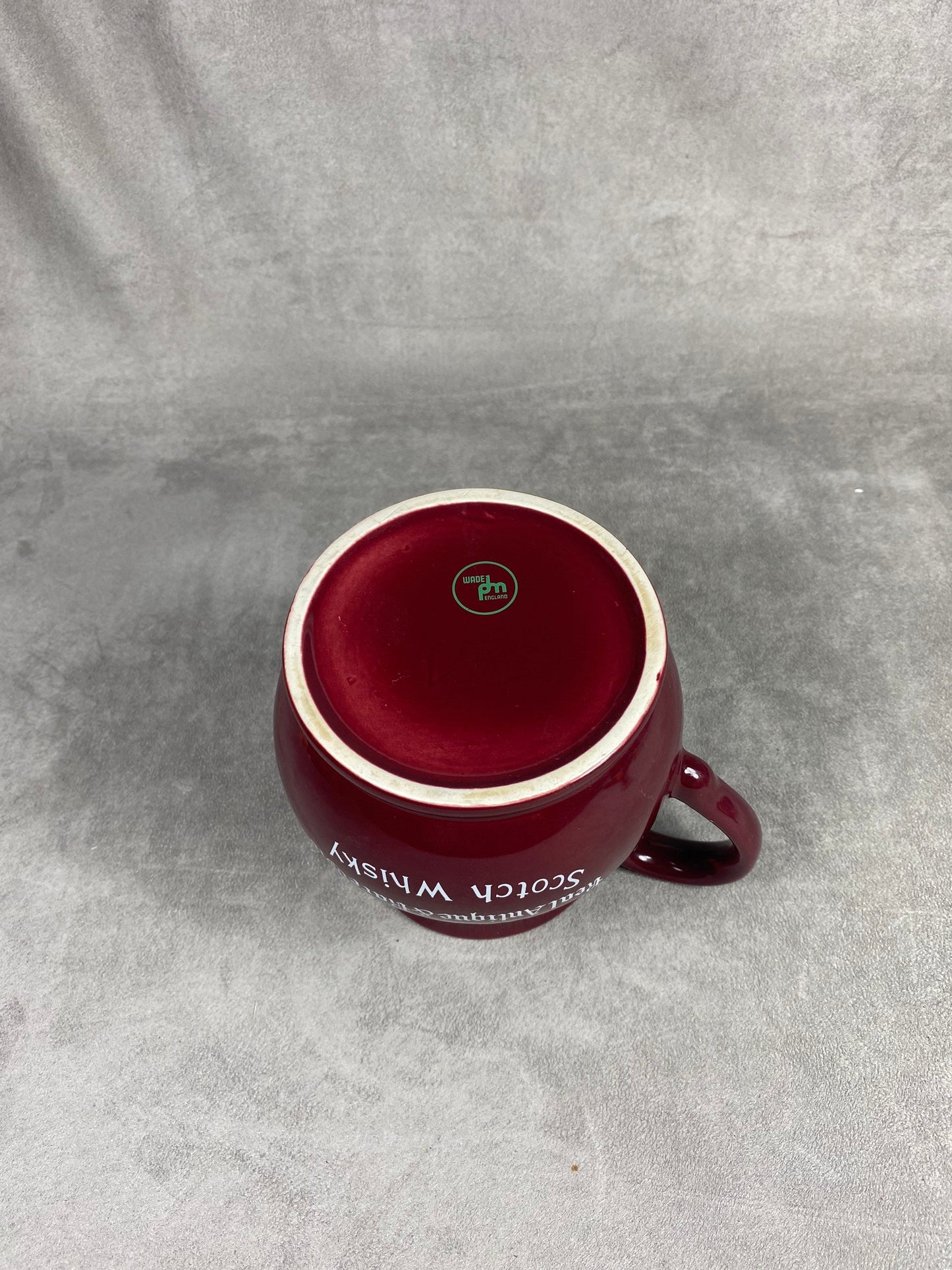 Vintage Bordeaux Ceramic Old Parr Carafe | Made in England | 1970s