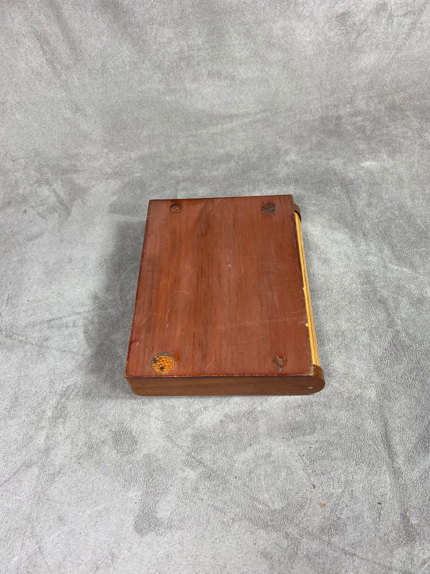 Vintage wooden cigarette box dispenser Made in France