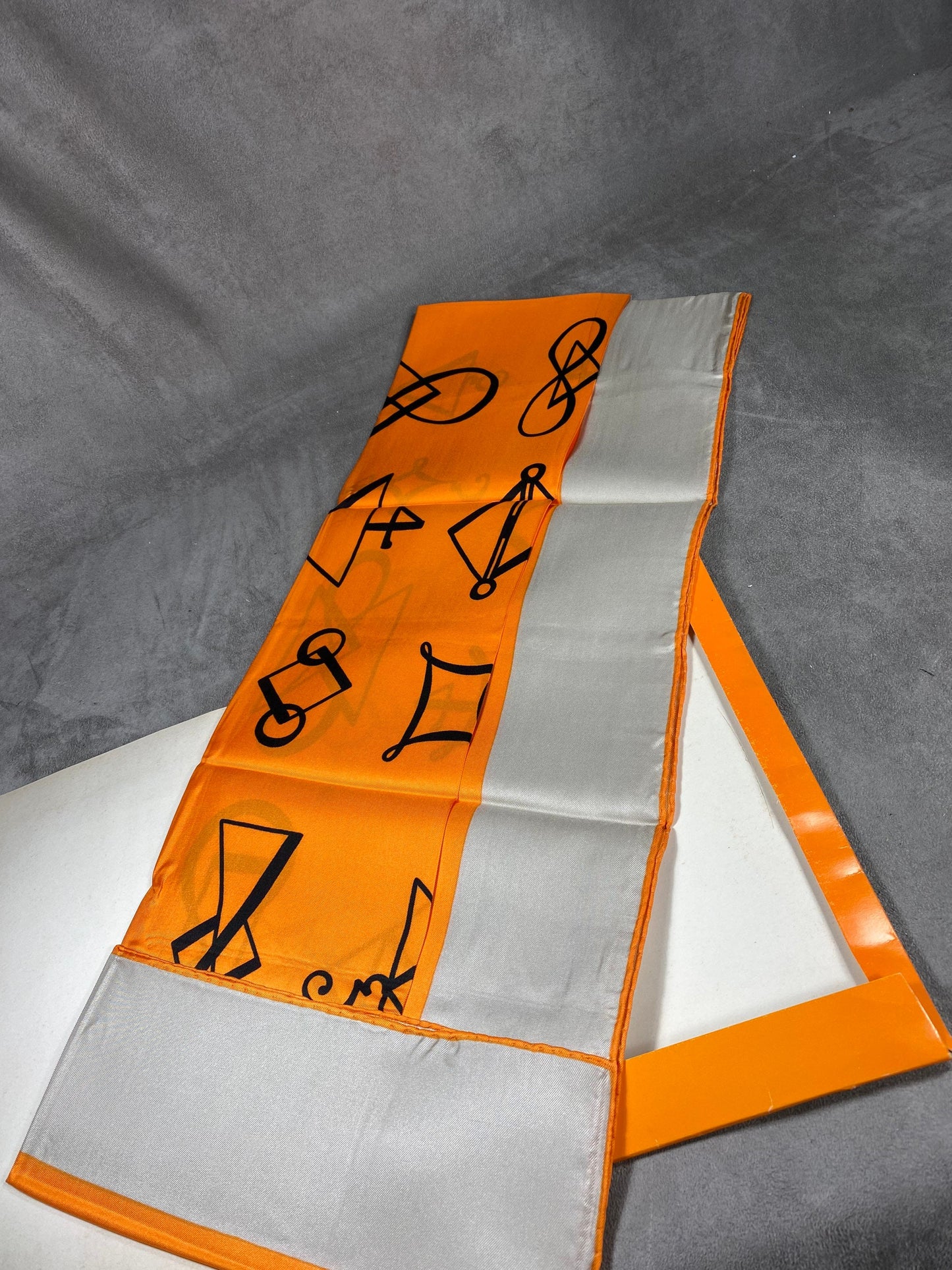 Veuve Clicquot Silk Scarf Pierre Balmain for Veuve Clicquot Vintage Made in France 1970s