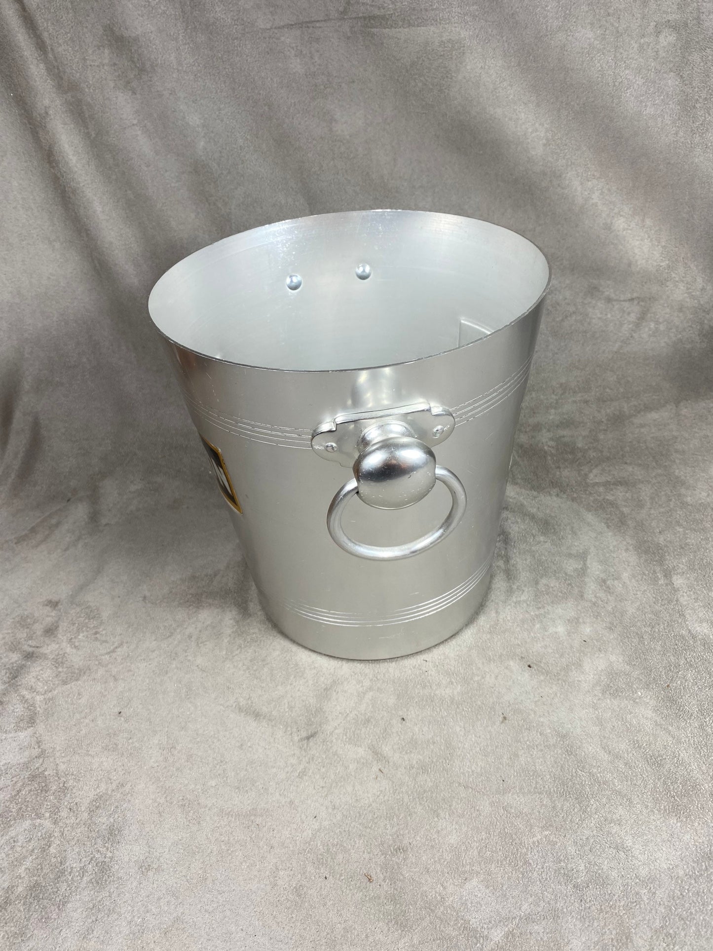 Seau à champagne Lanson en aluminium Champagne Lanson vintage
