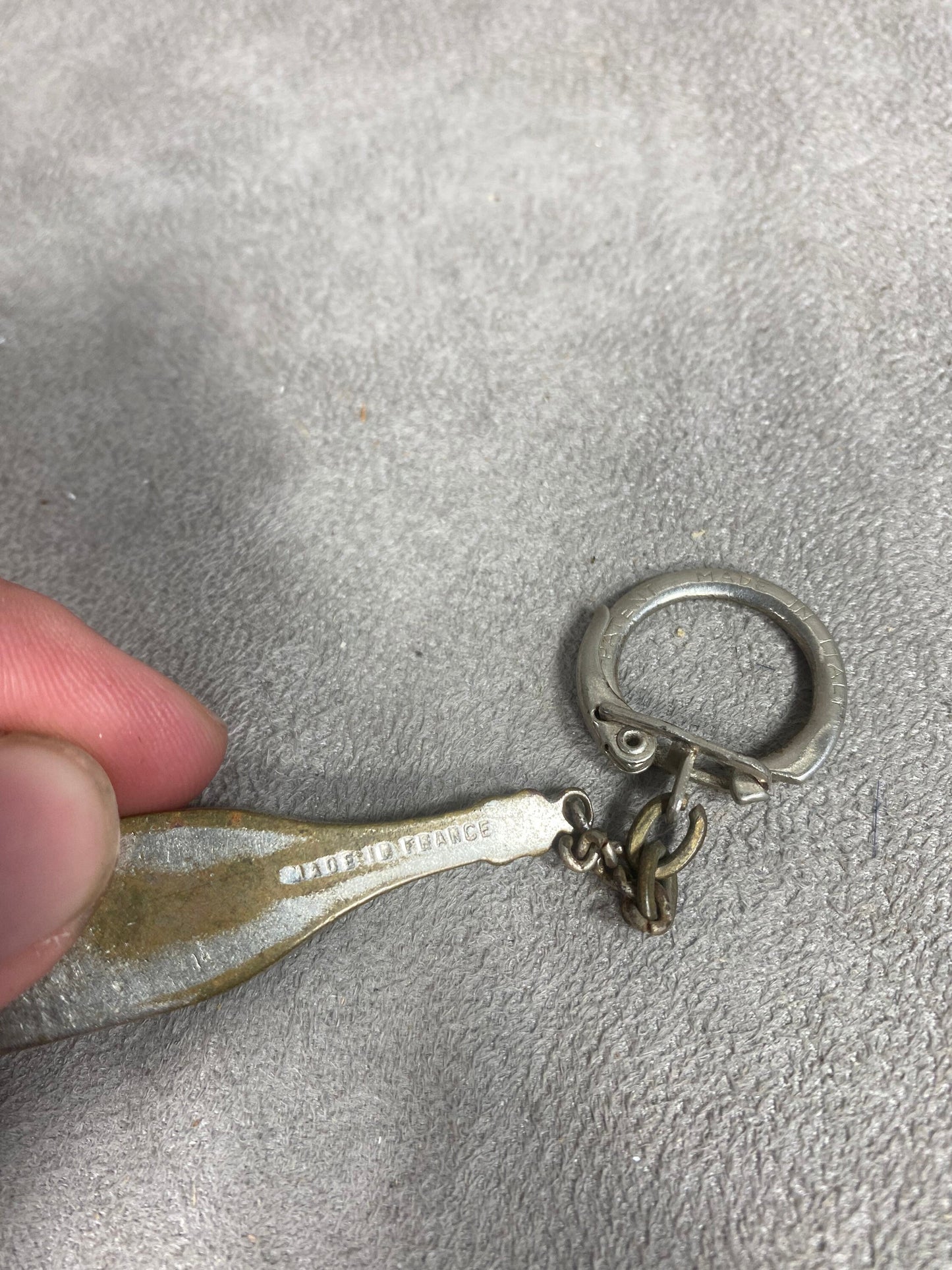 Porte clés champagne Mumm vintage Made in France Années 1980