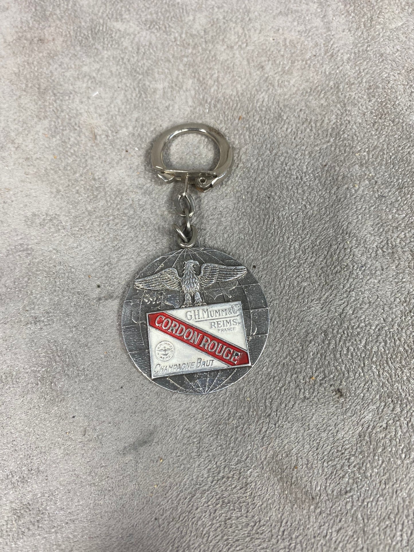 Porte clés champagne Mumm vintage Made in France Années 1980