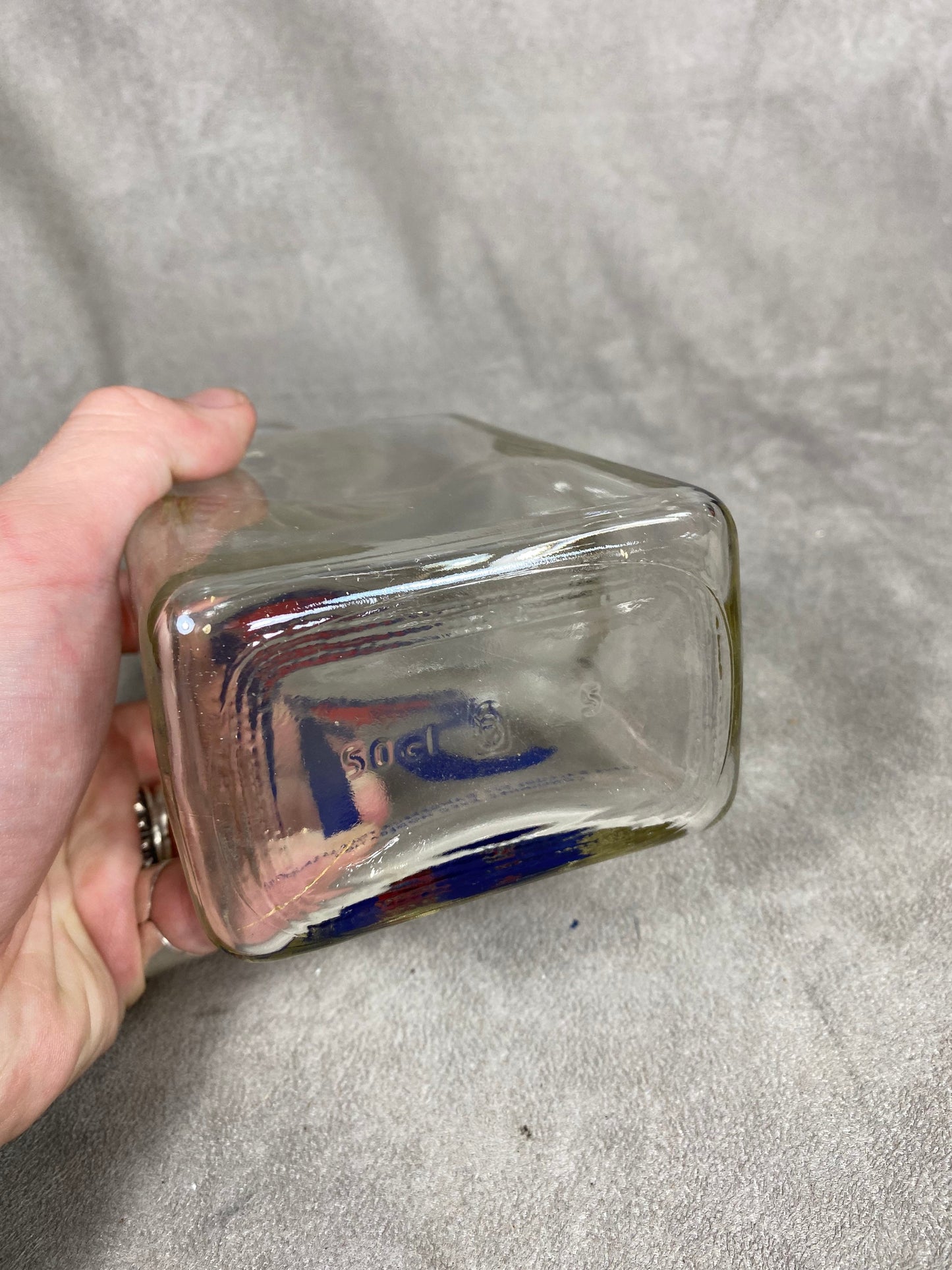 Pastis Pitcher 51 Vintage Retro Glass Water Pitcher Made in France 1970s