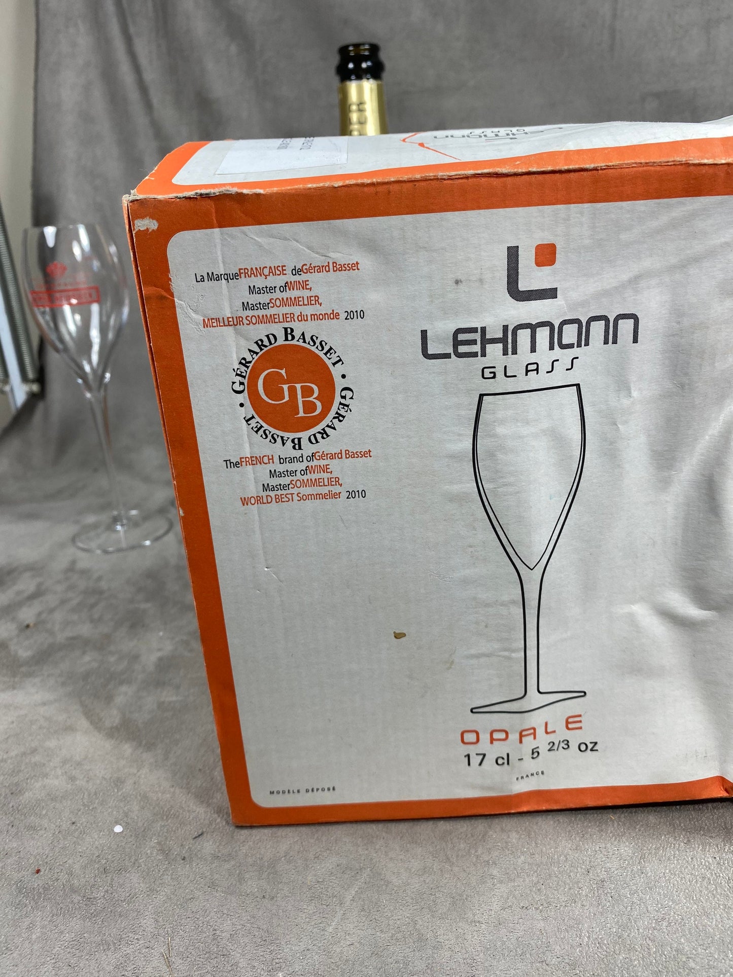 Set mit 6 Champagnerflöten aus Piper-Heidsieck-Reims-Glas, 1990er Jahre