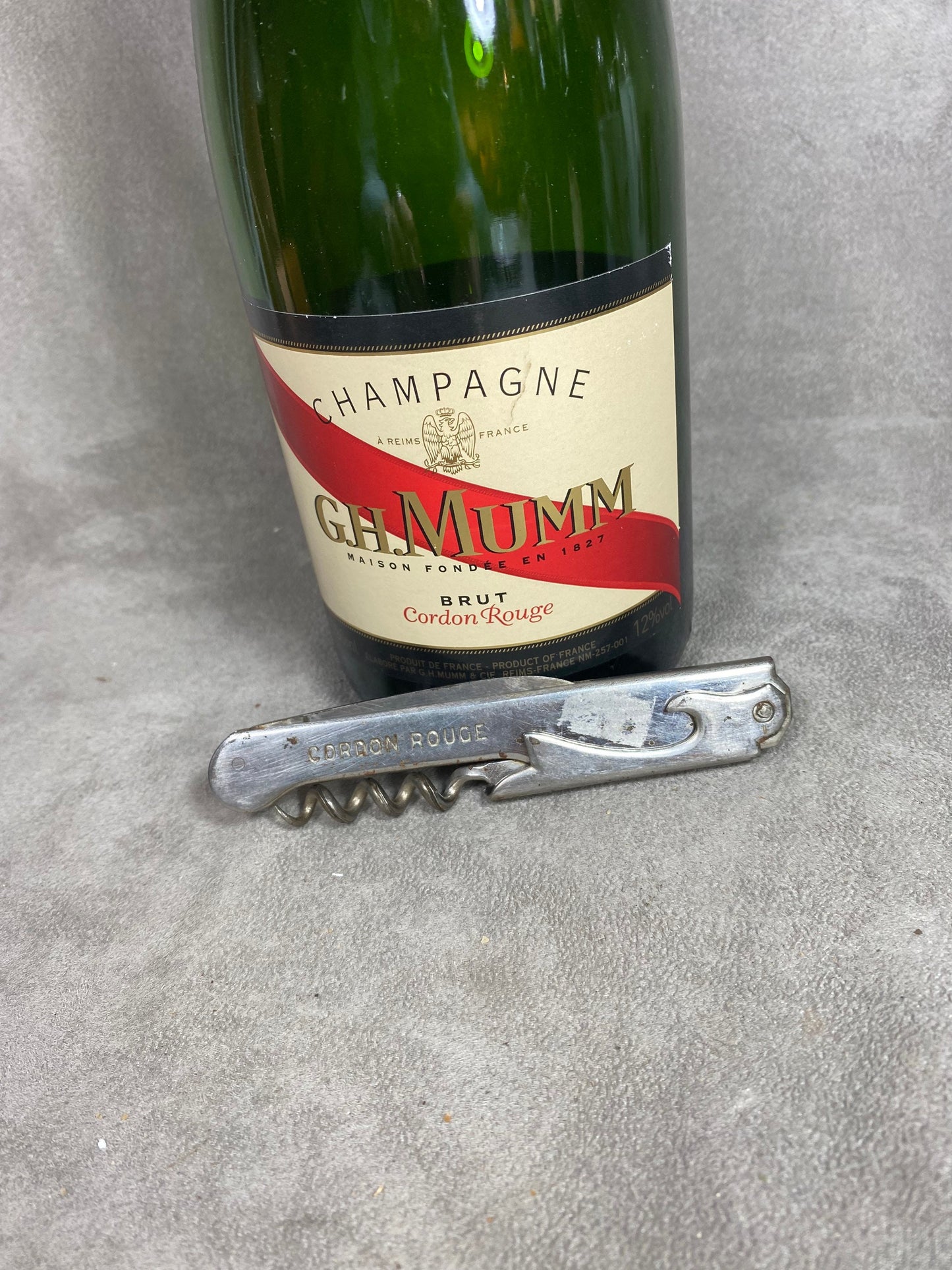 Mumm champagne Décapsuleur, Tire-bouchon en acier vintage Made in France, Wine Collectors, French Wine