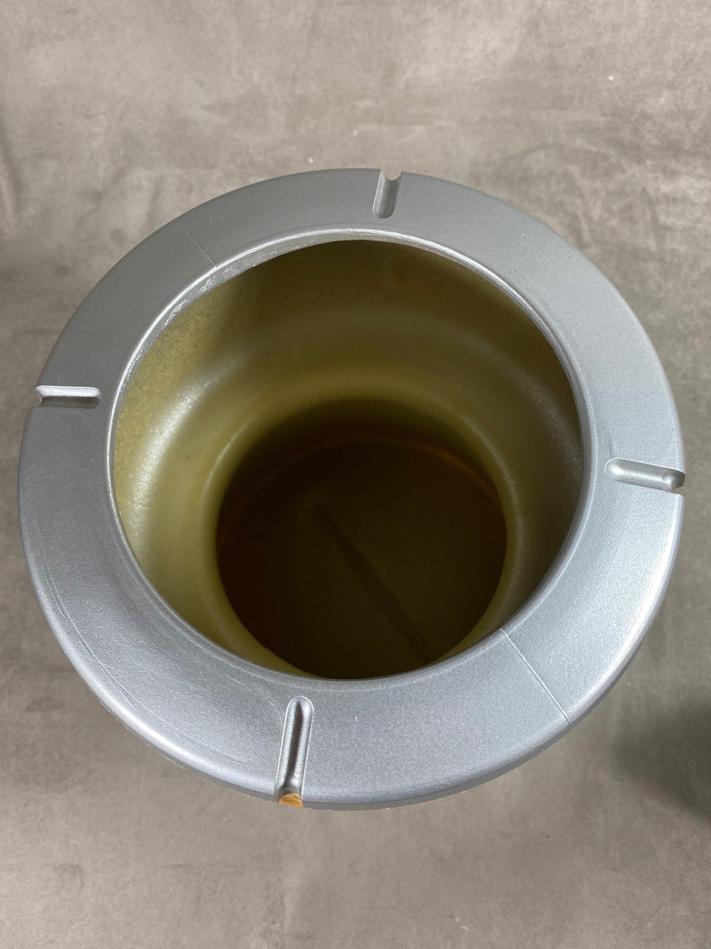 Seau à champagne en plastique vintage en forme de bouchon de champagne Made in france