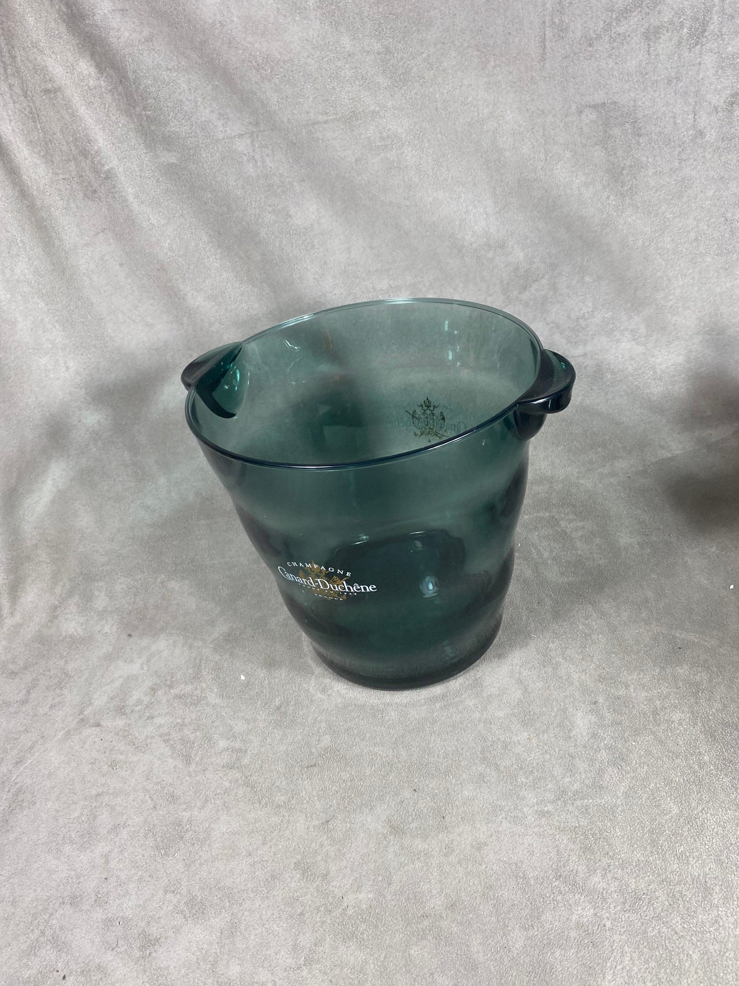Seau à champagne vintage Canard-Duchêne en plastique Made in France