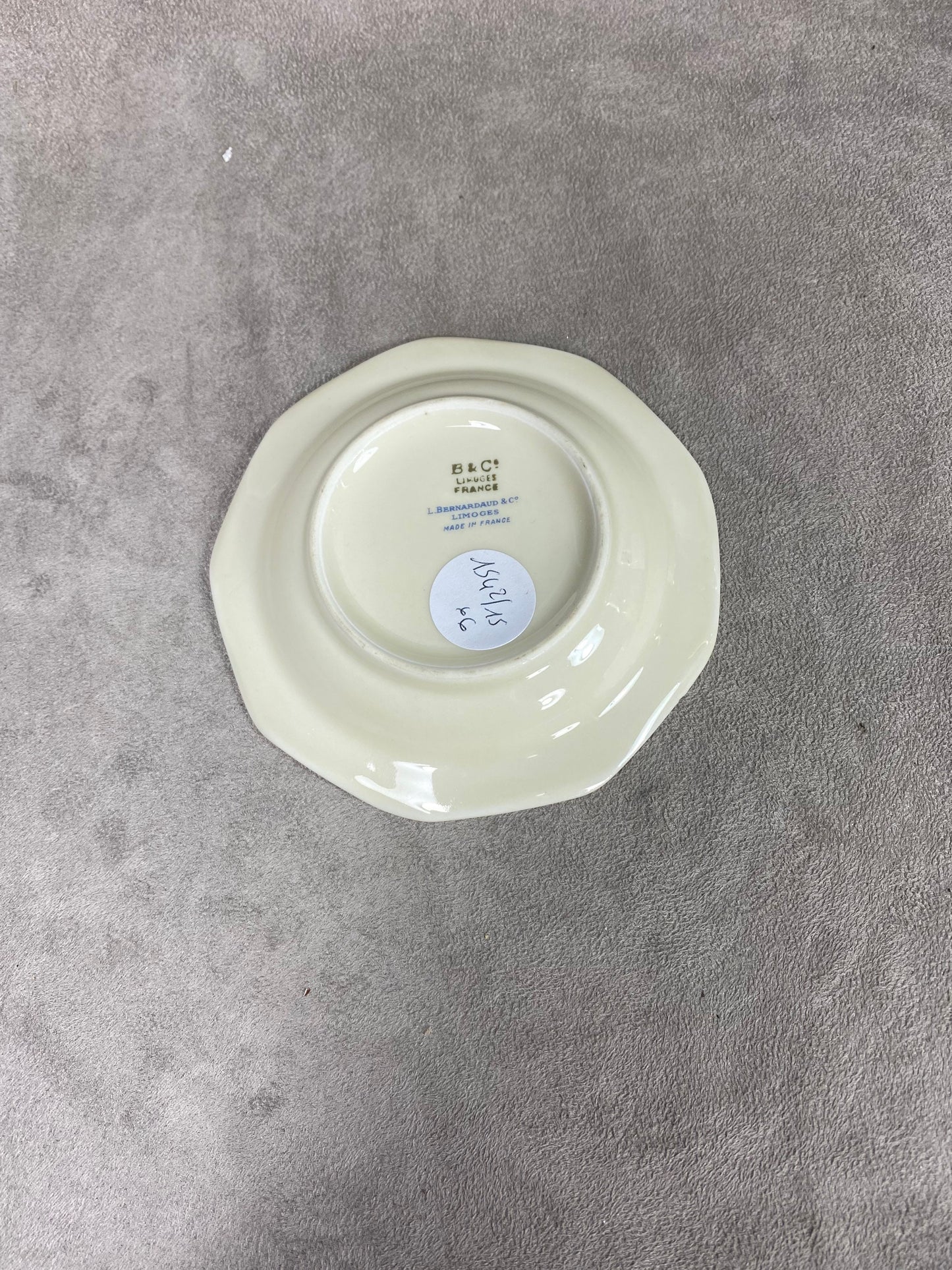 RARE Magnifique Cendrier en porcelaine de limoges Bernardaud vintage champagne De Castellane Années 1920