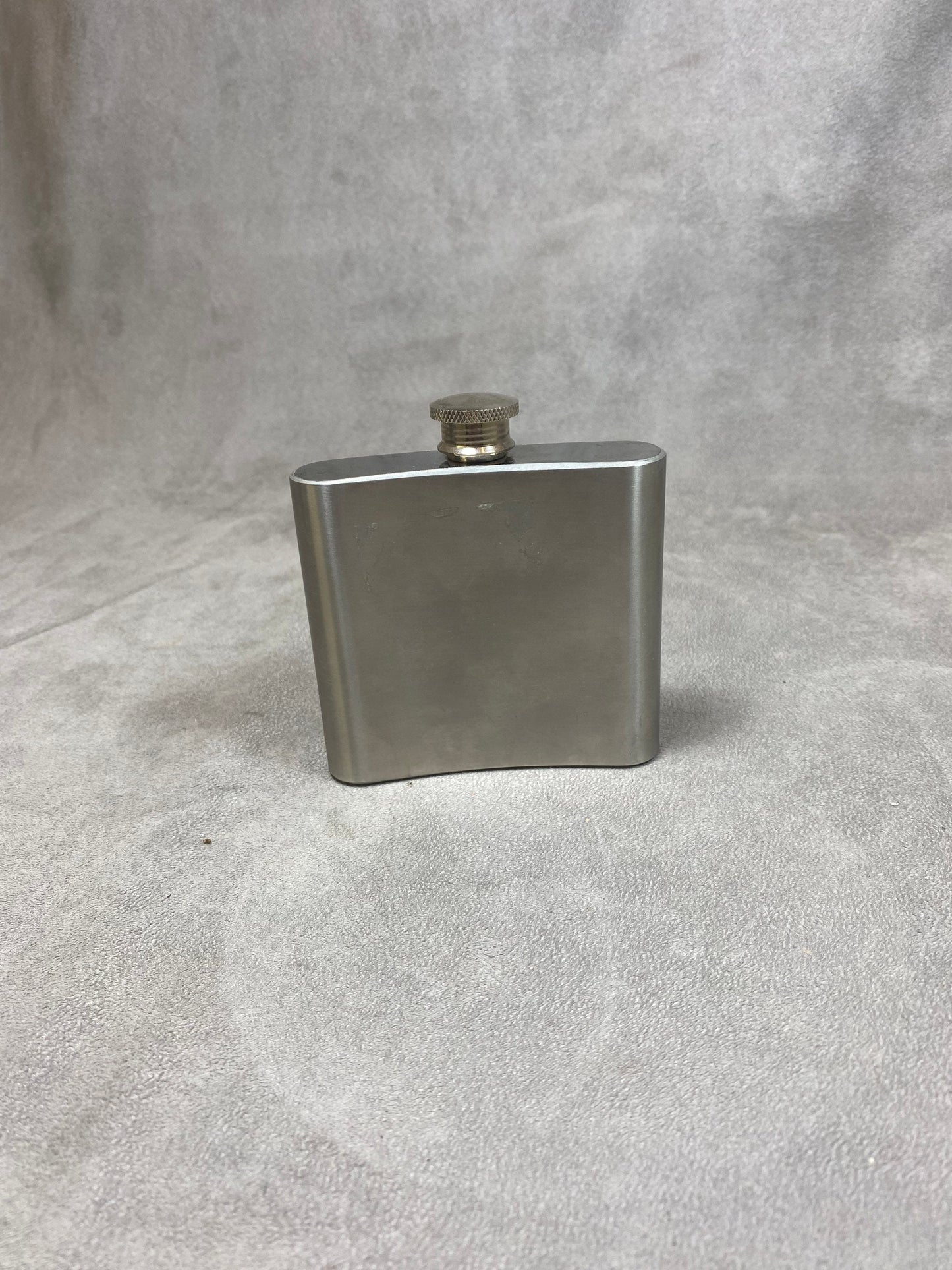 Jameson Irish Whiskey Vintage Stainless Steel Advertising Flask