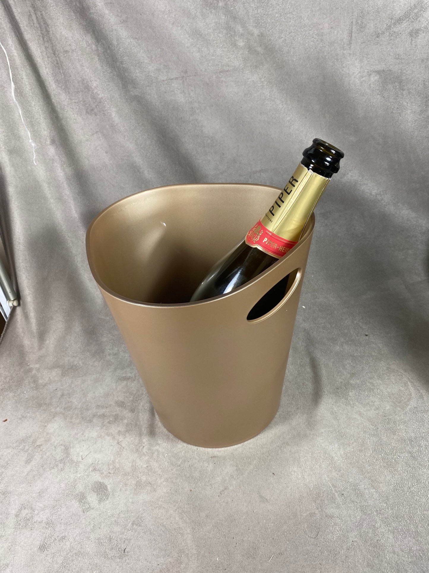 Vintage Piper-Heidsieck Bronze Plastic Champagne Bucket 1980s