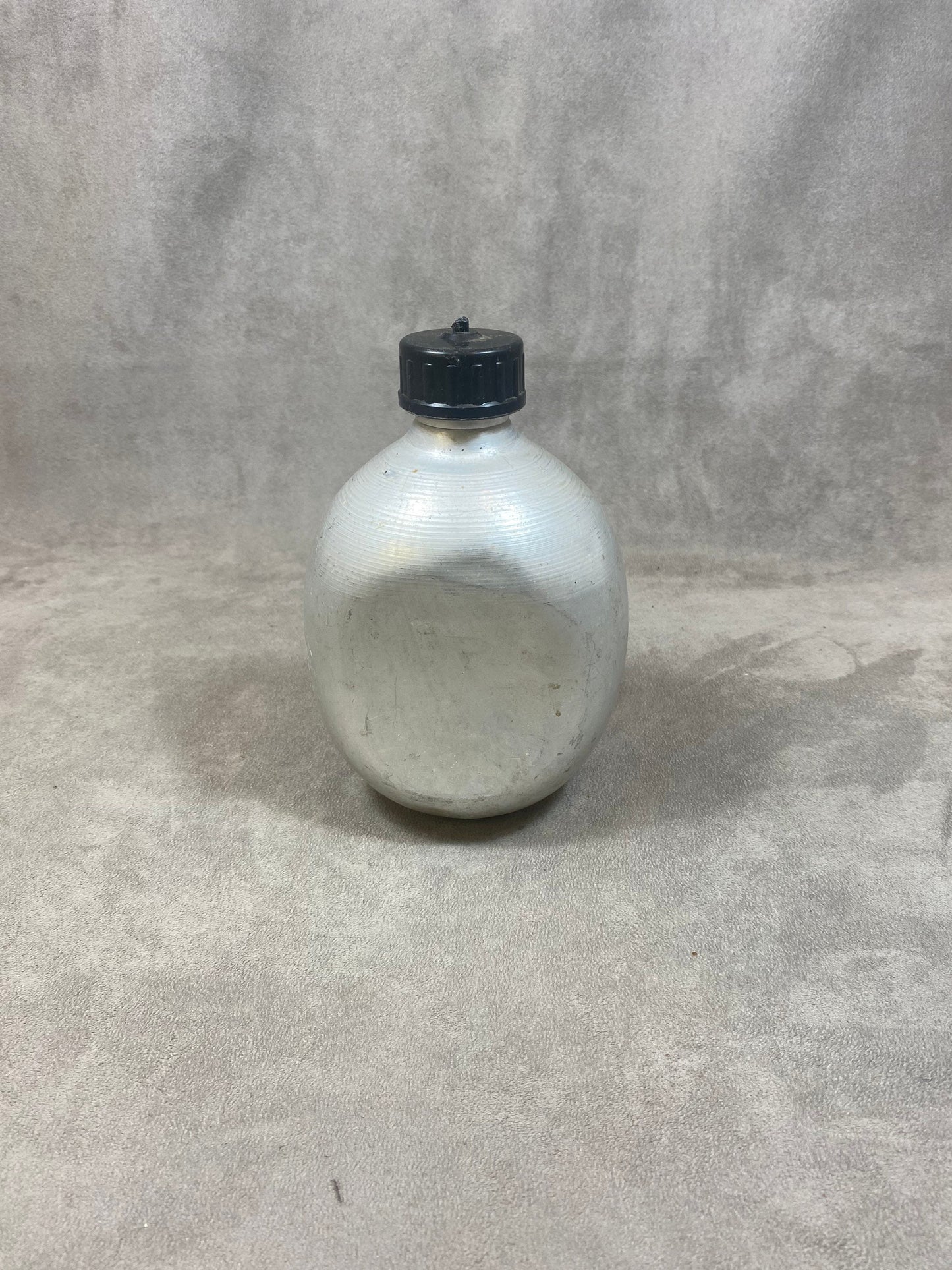 Le Grand Tétras aluminum bottle with vintage mechanical cap, capacity 0.5 liters, Made in France