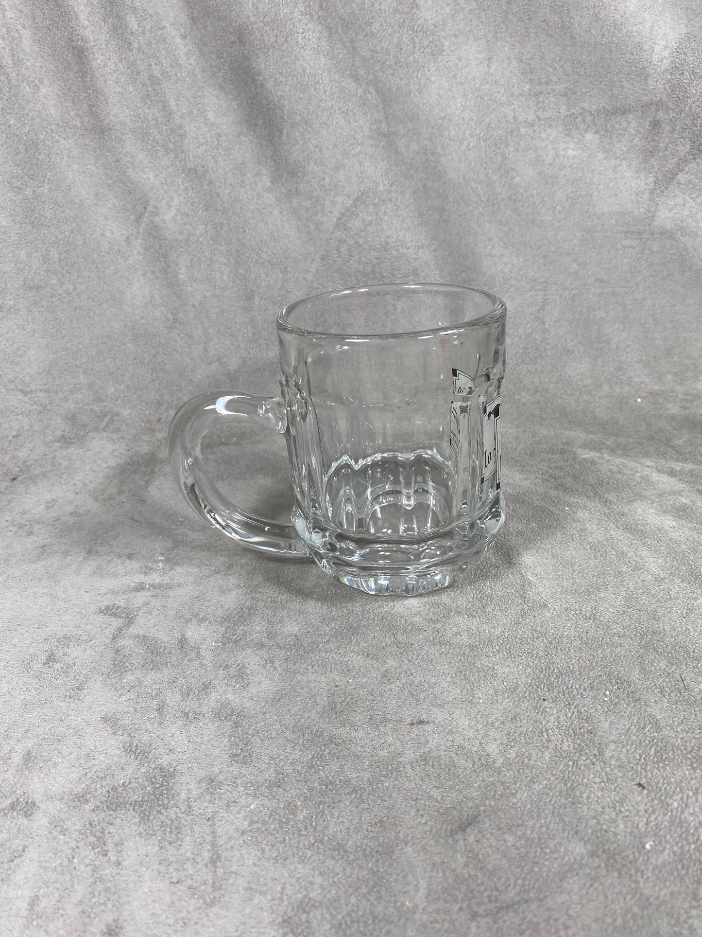 La Slavia vintage glass beer mug Made in France