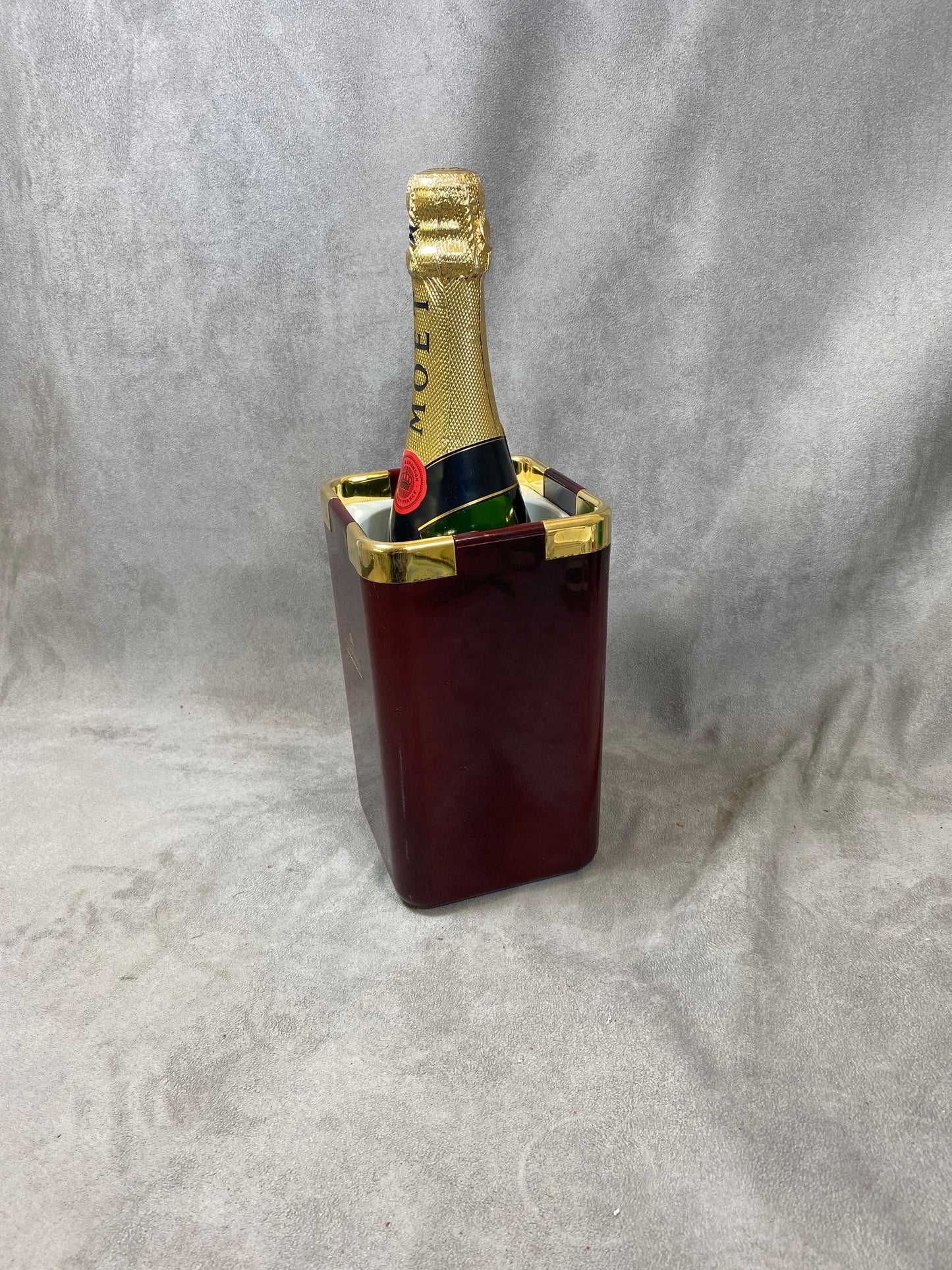 RARE Champagne Mercier seau à champagne en plastique The turnwald collection international vintage Made in France