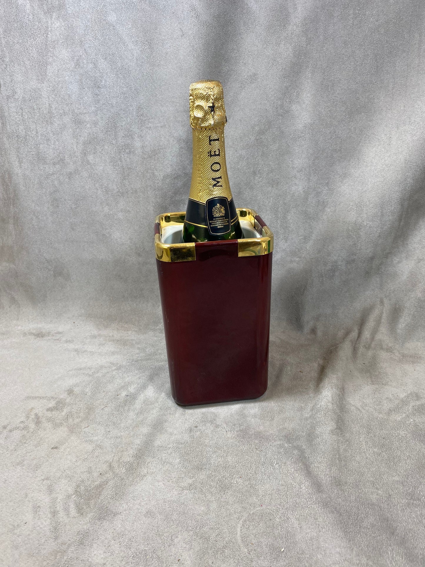 RARE Champagne Mercier seau à champagne en plastique The turnwald collection international vintage Made in France