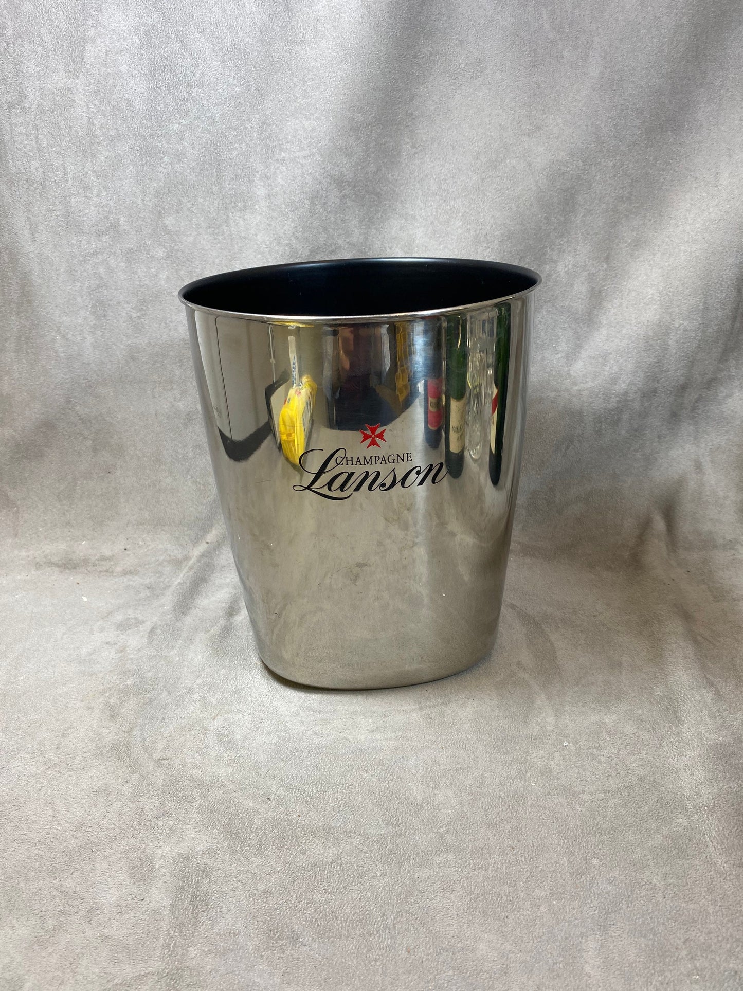 Seau à champagne Lanson en inox Champagne Lanson vintage