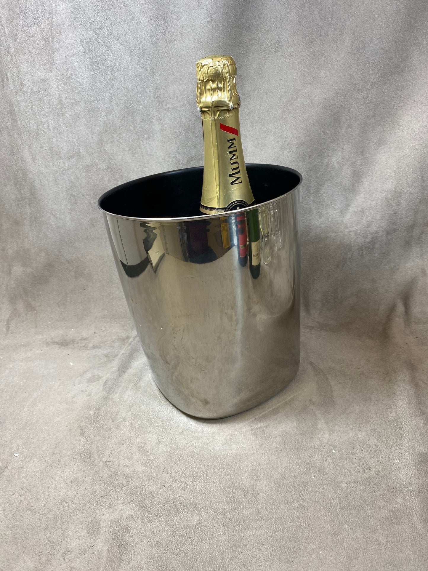 Seau à champagne Lanson en inox Champagne Lanson vintage