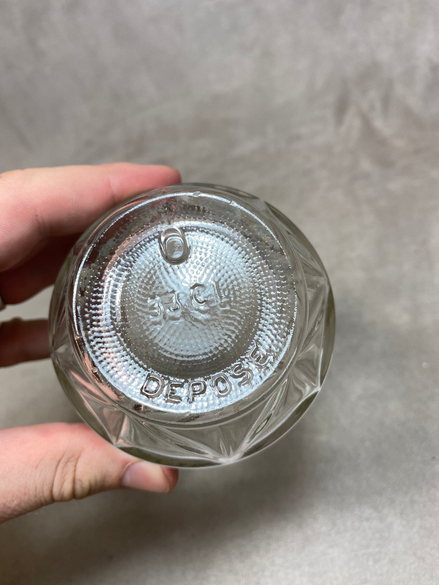 Vintage Martini Glass Carafe Made in France 1960s