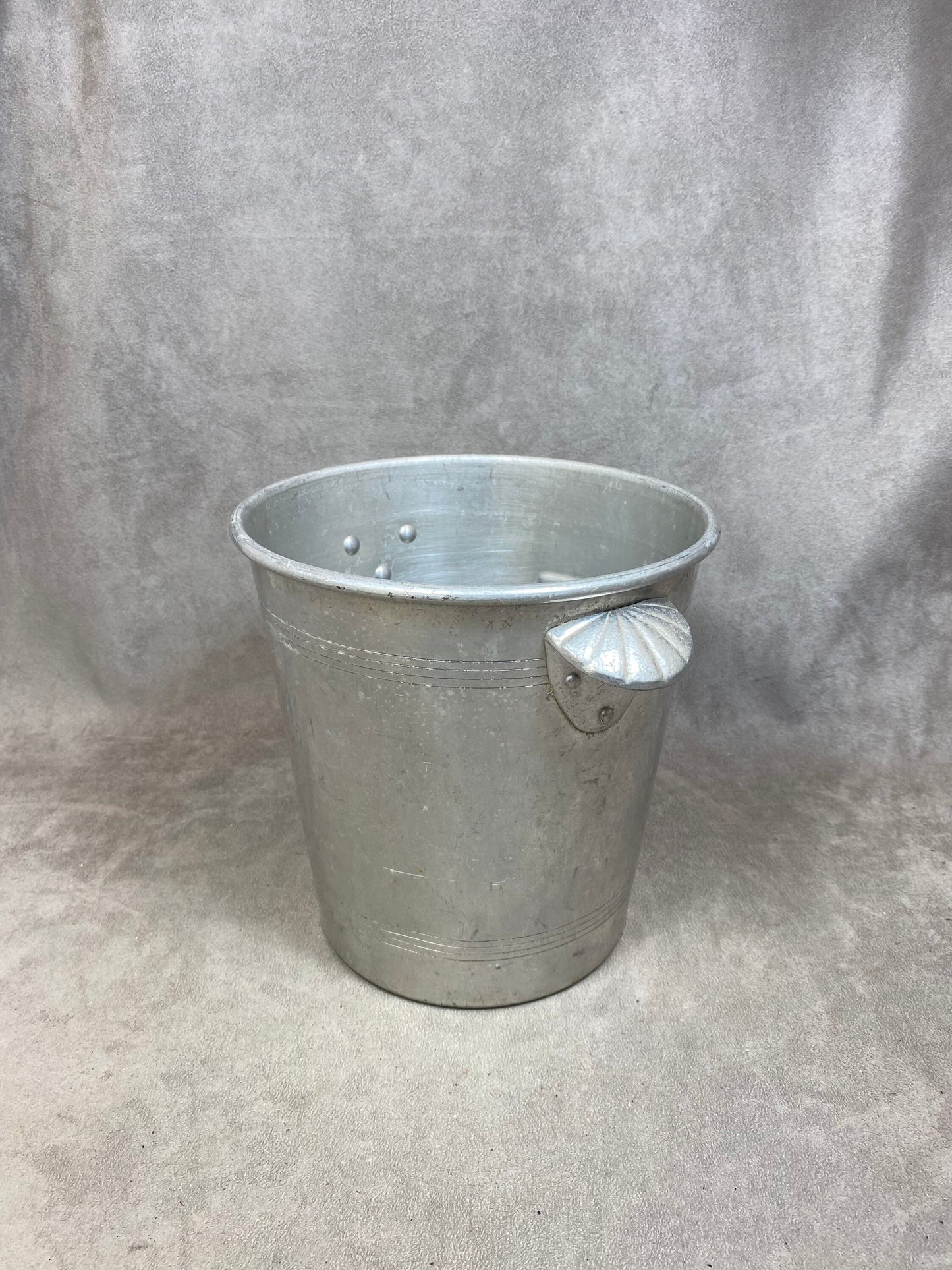 Millésime Français Champagne Bucket Cooler MORLANT CHRISTOFLE Seau à champagne en métal 1950's