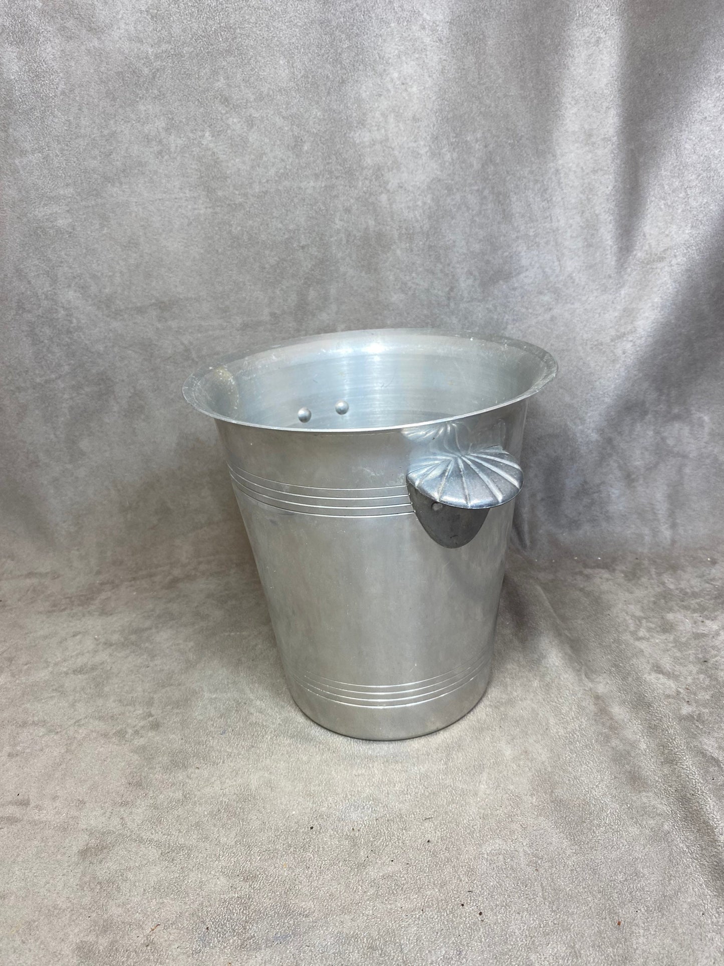 Seau à champagne J de Telmont Made in France en aluminium Champagne vintage