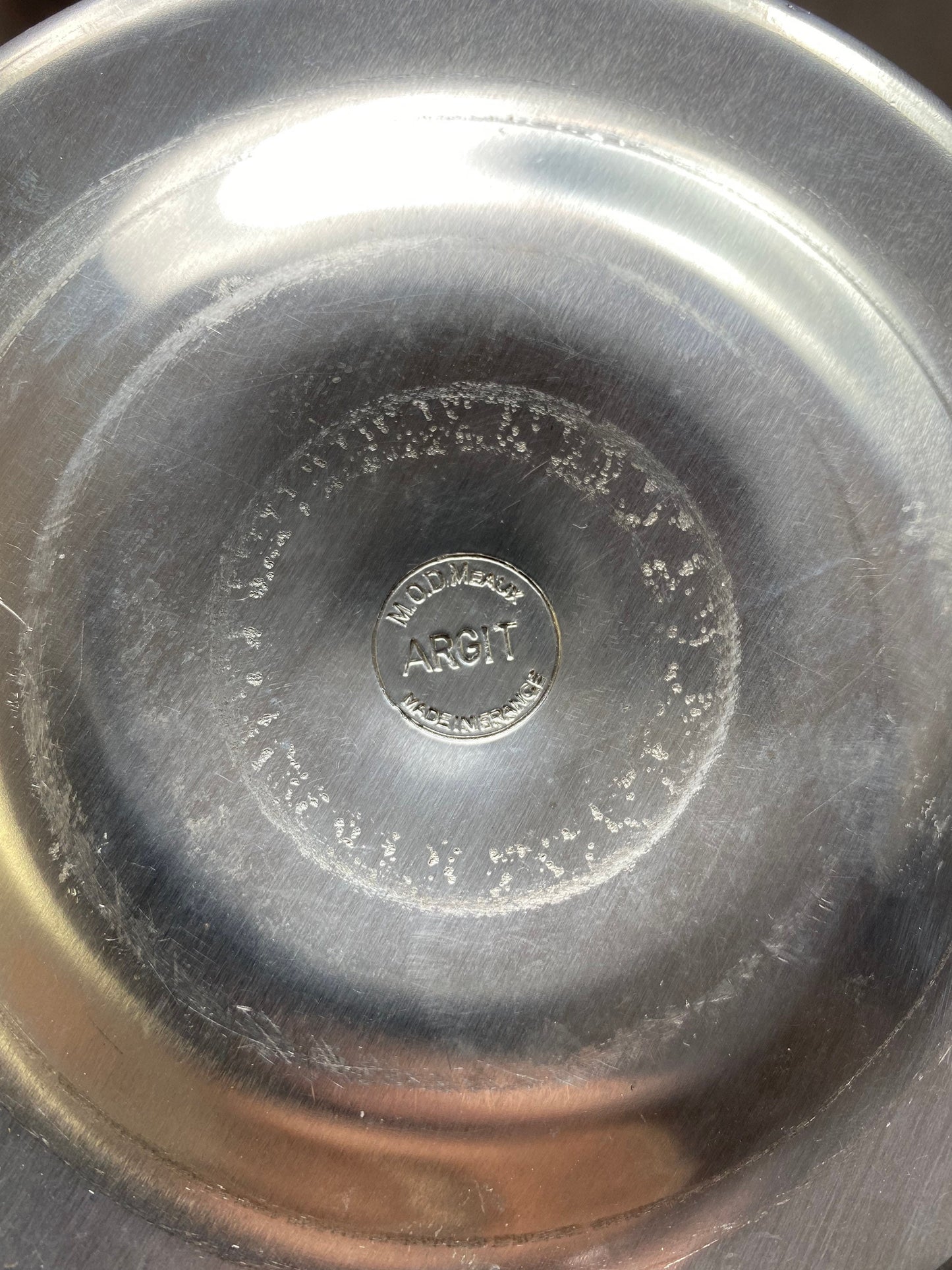 Seau à champagne en aluminium Laurent-Perrier vintage made in france Années 1970