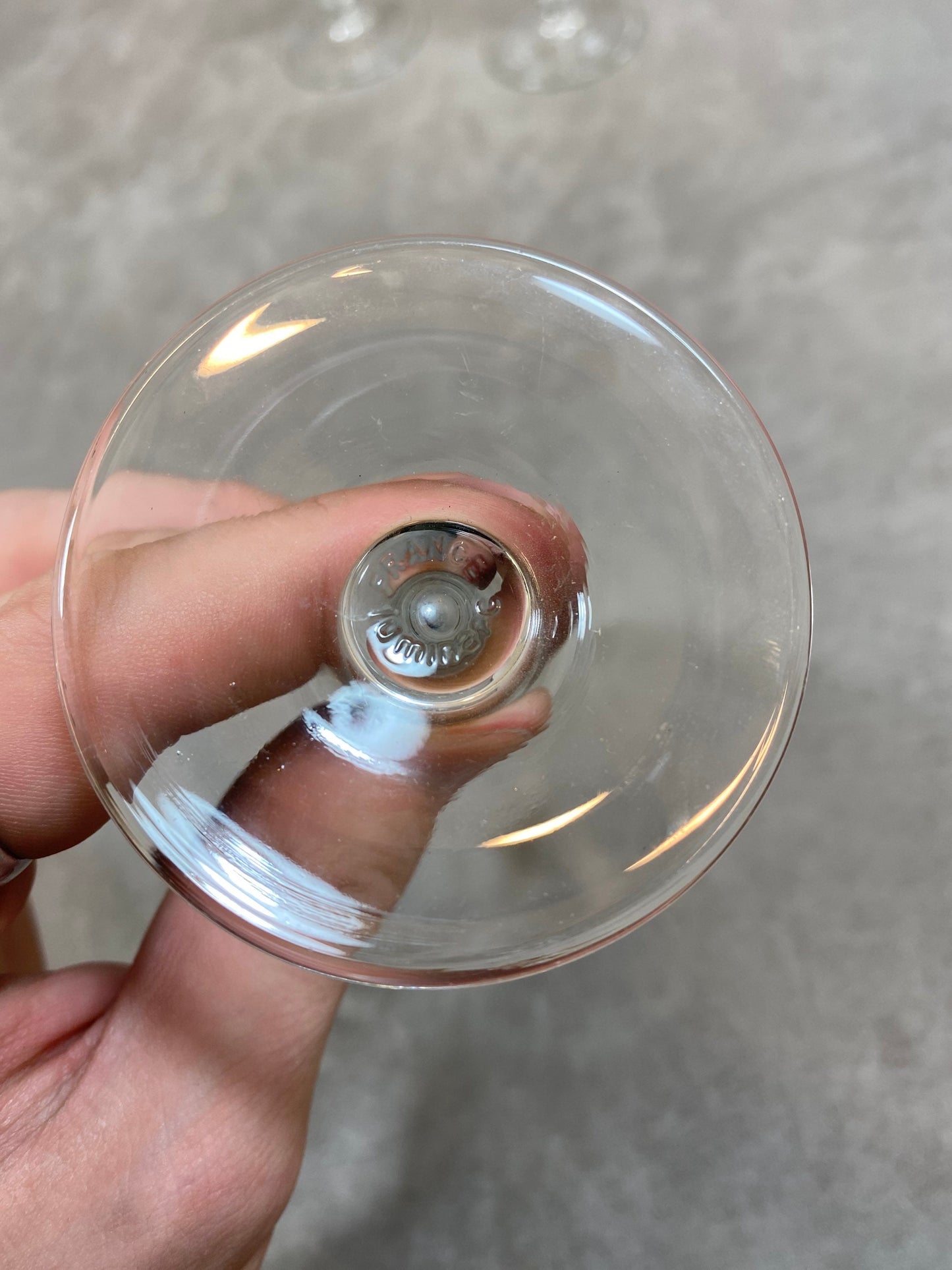 6 Vintage Joseph Perrier Champagnerflöten im Glas