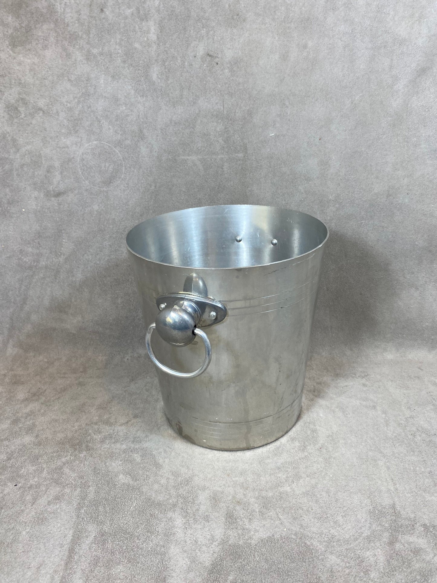 Seau à Champagne en metal Champagne Henri Abelé Reims Années 1990