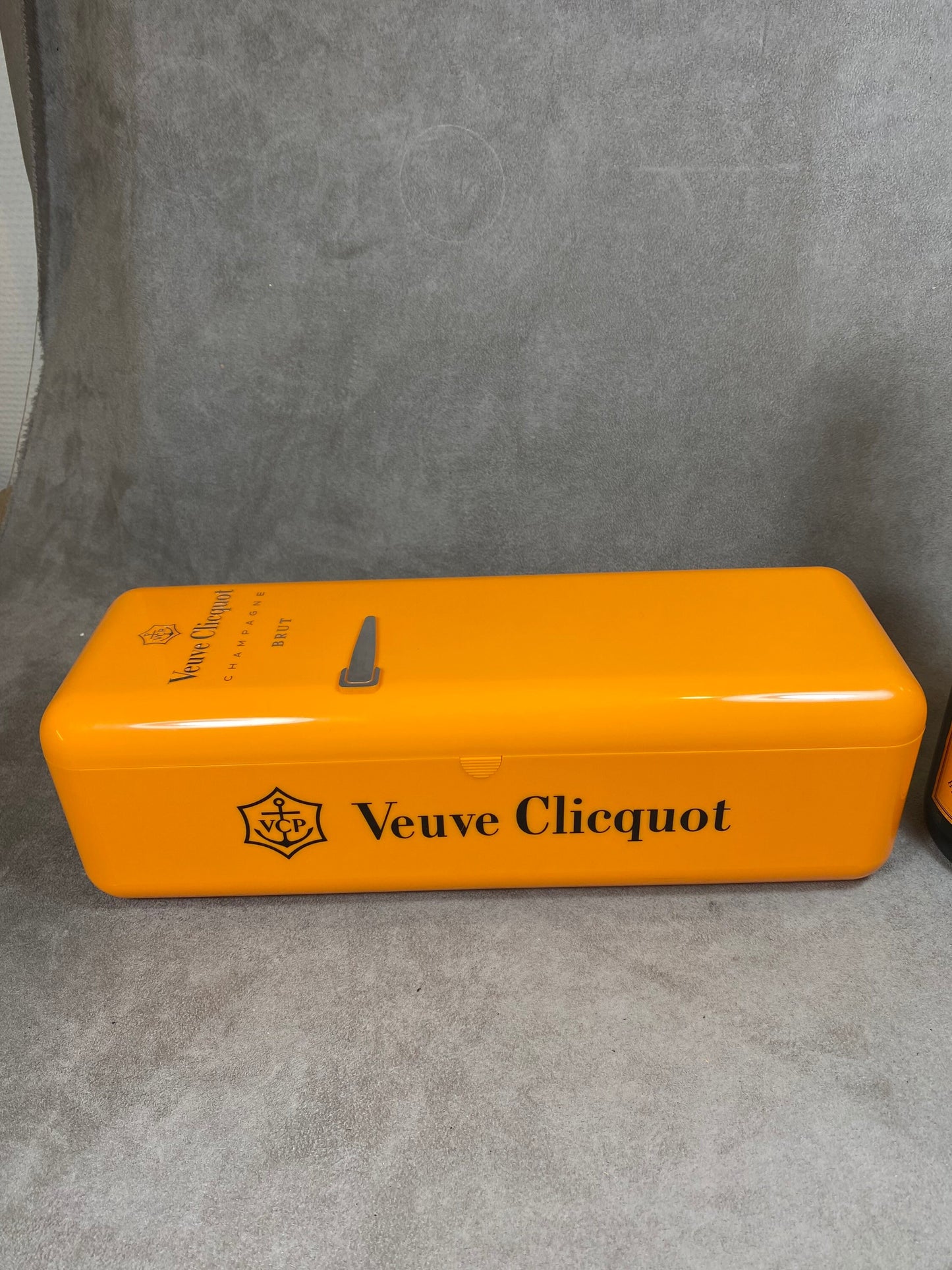 Veuve Clicquot réfrigérateur orange pour bouteille de champagne coffret, Made in France