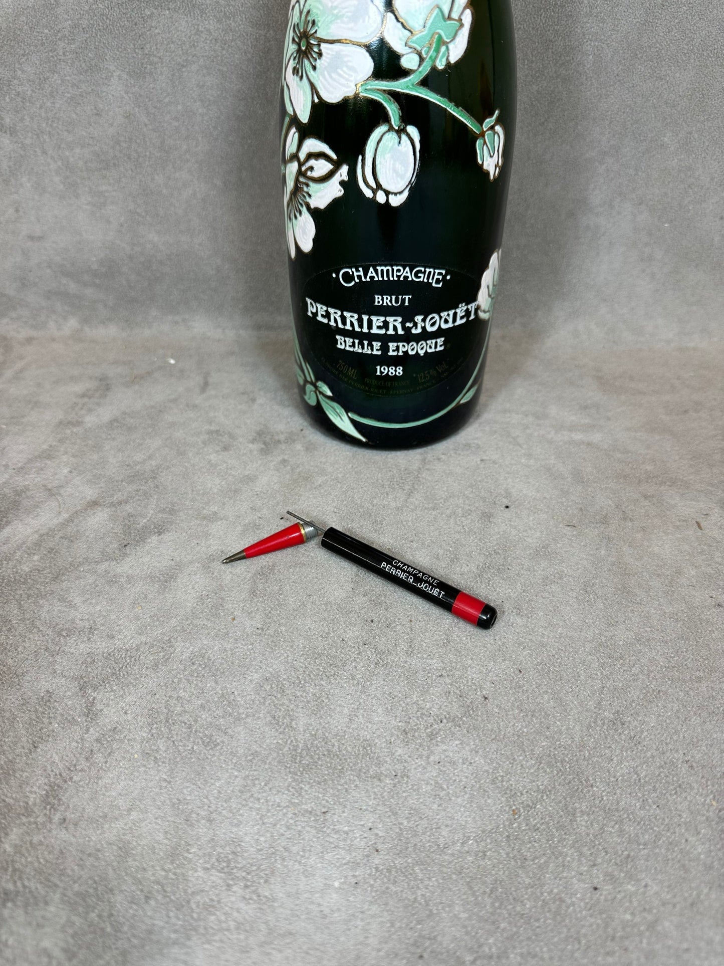 VERY RARE Porte Mine en métal Champagne Perrier-Jouët Made in France Vintage 1950