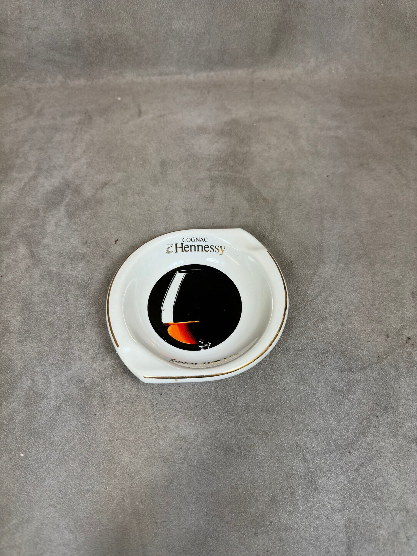 Vintage Hennessy Ceramic Ashtray Made in France