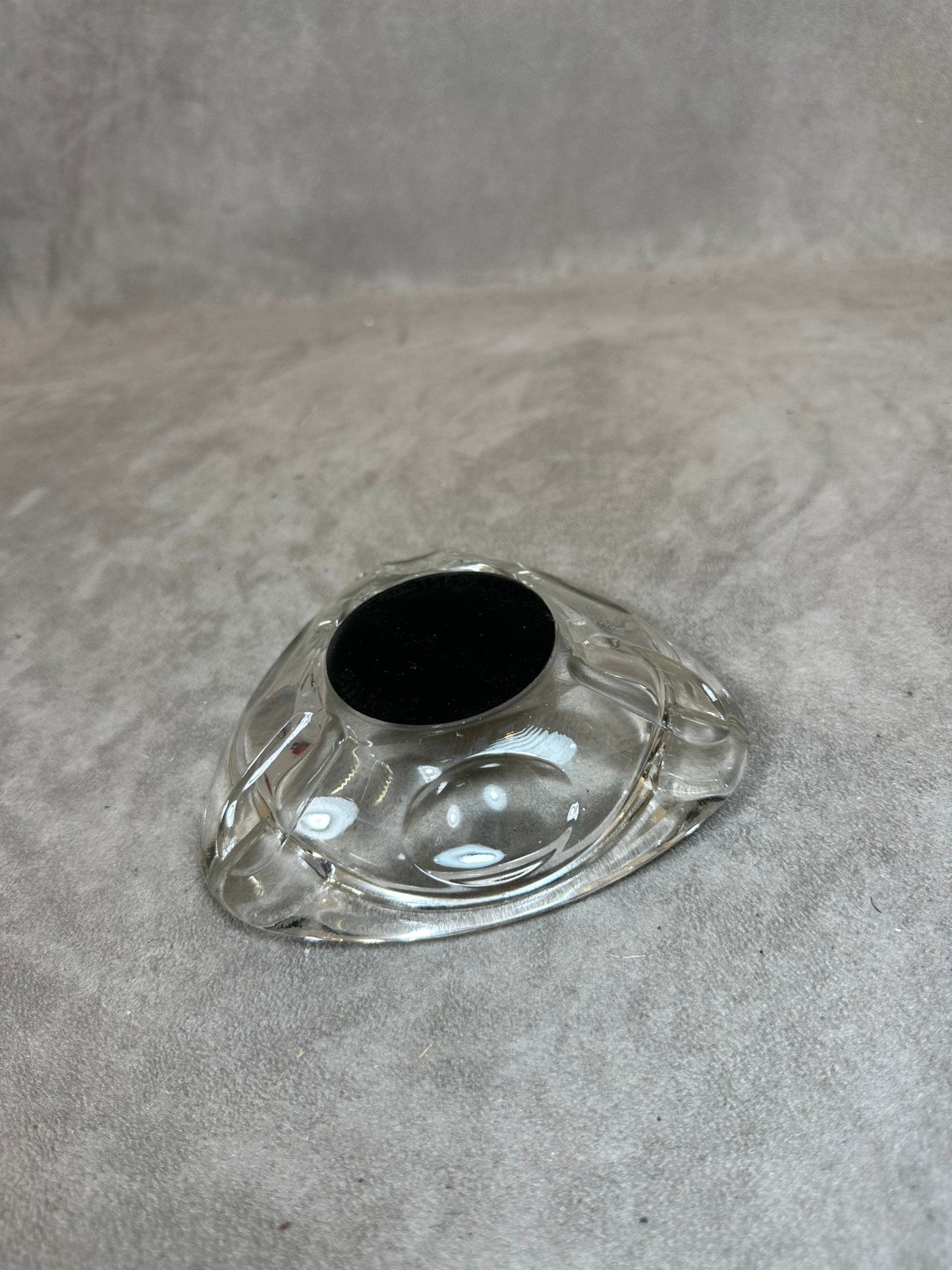 Werbeaschenbecher aus Glas, Champagner Abel Lepitre Reims, Made in France, Vintage 1980