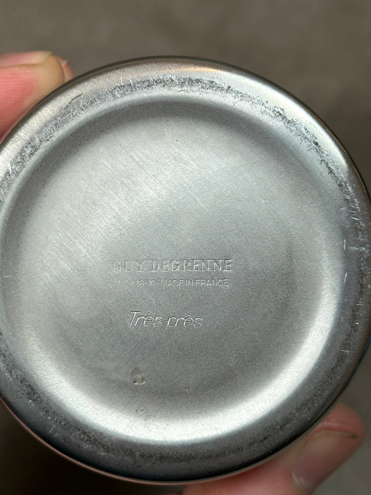 Shaker de barman Guy Degrenne en inox 18/10 vintage made in france 1970