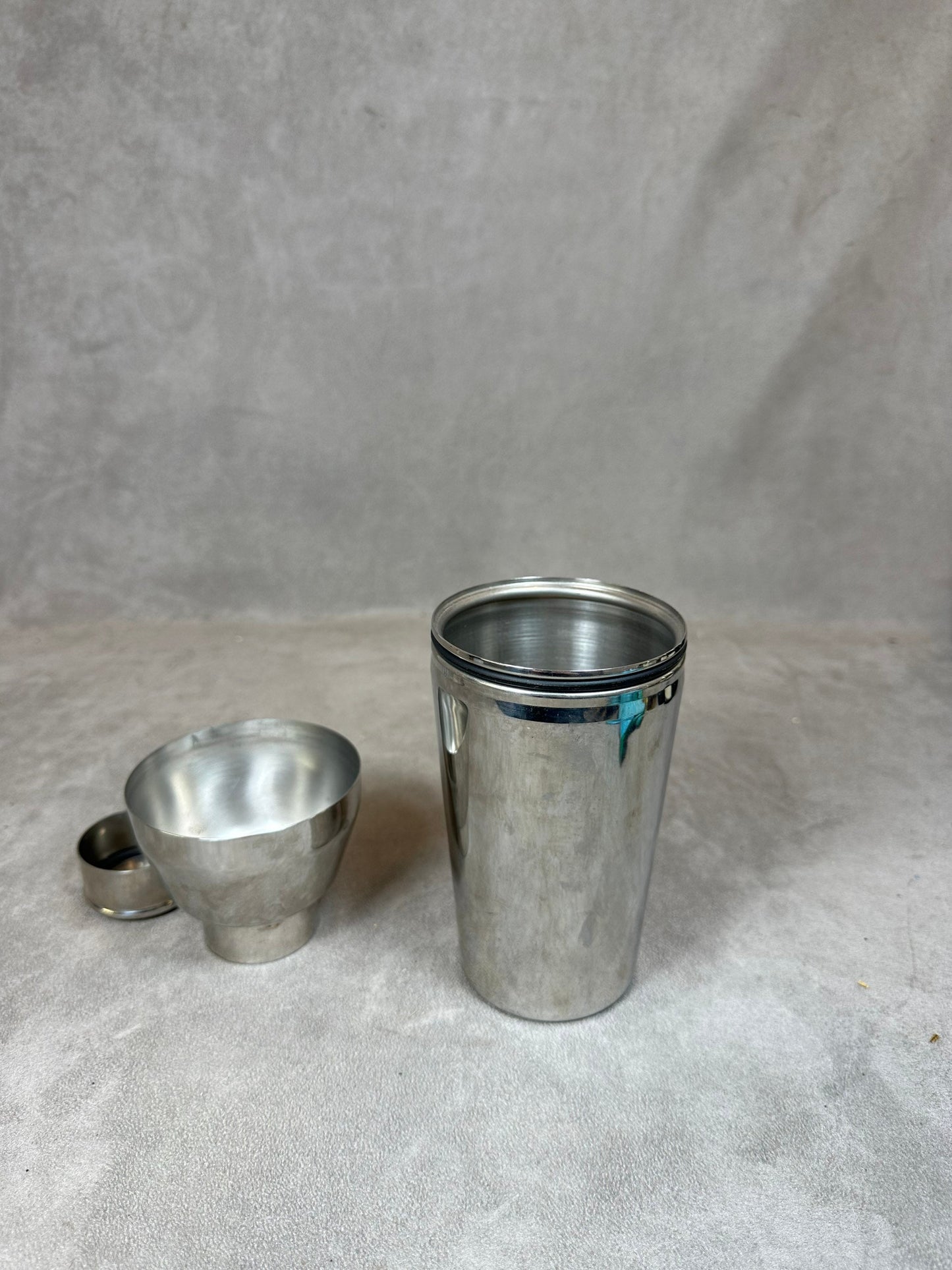 Shaker de barman Guy Degrenne en inox 18/10 vintage made in france 1970
