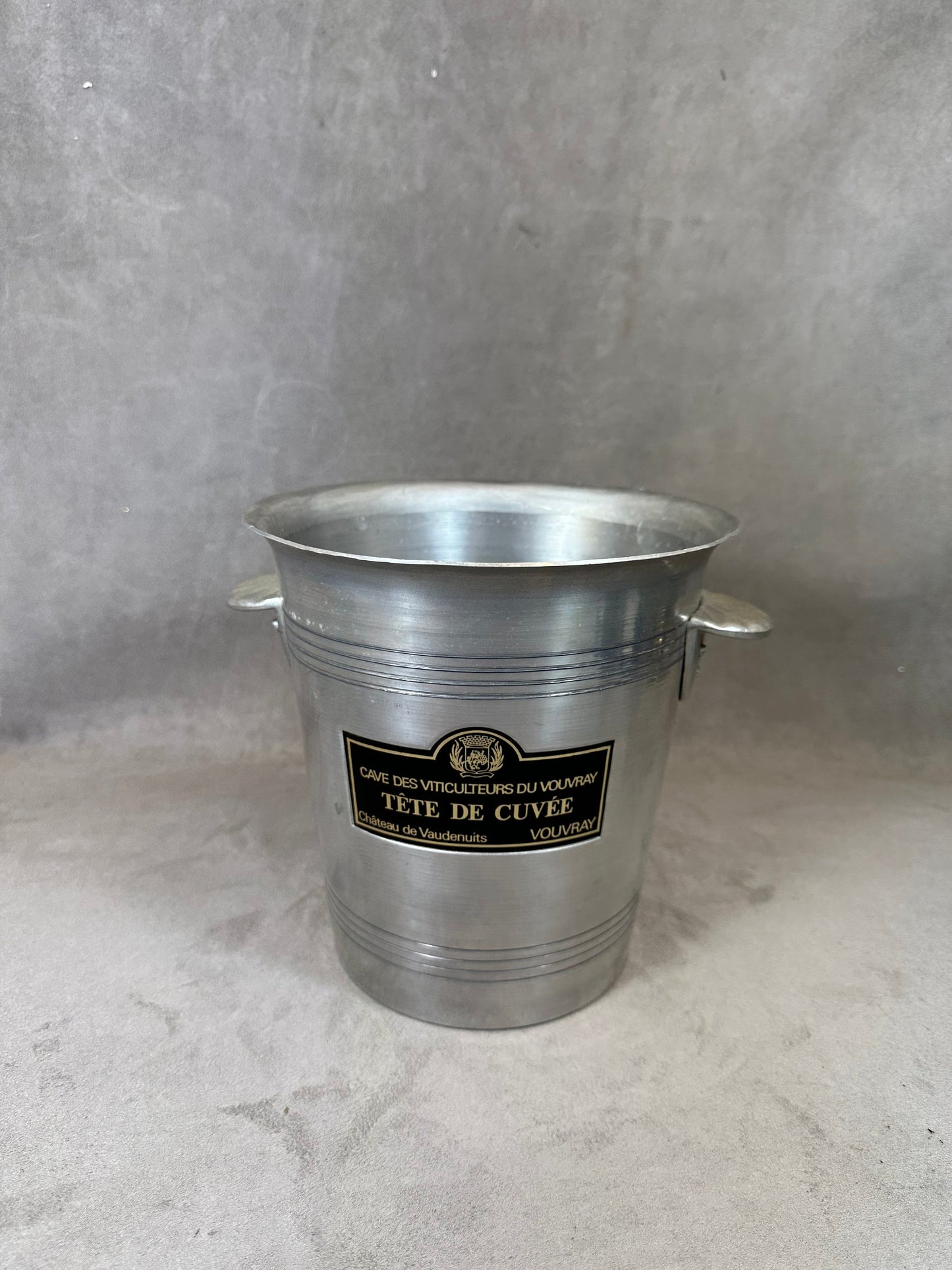 Seau à champagne en aluminium Champagne Tete de Cuvée vintage