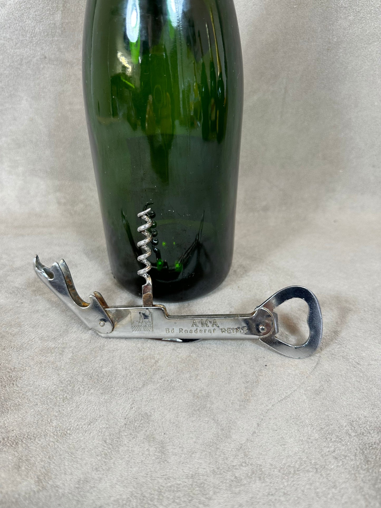 Metal Advertising Lemonade, AMA Roederer Reims Cooperative, Made in France, Vintage 1970