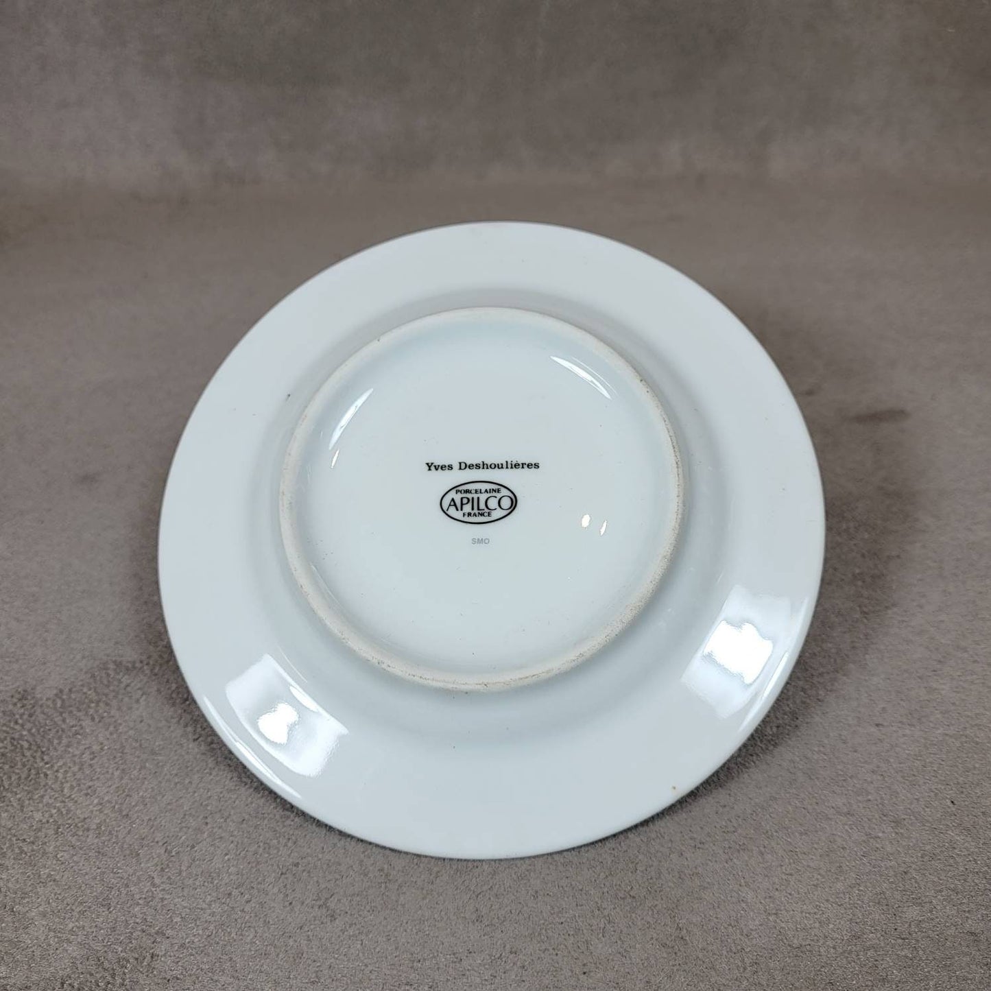 APILCO duo of Apilco porcelain espresso cups Made in France 1970s