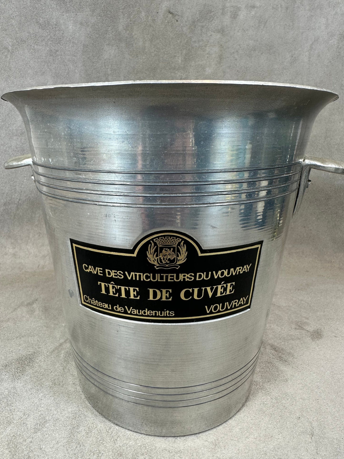 Seau à champagne en aluminium Champagne Tete de Cuvée vintage