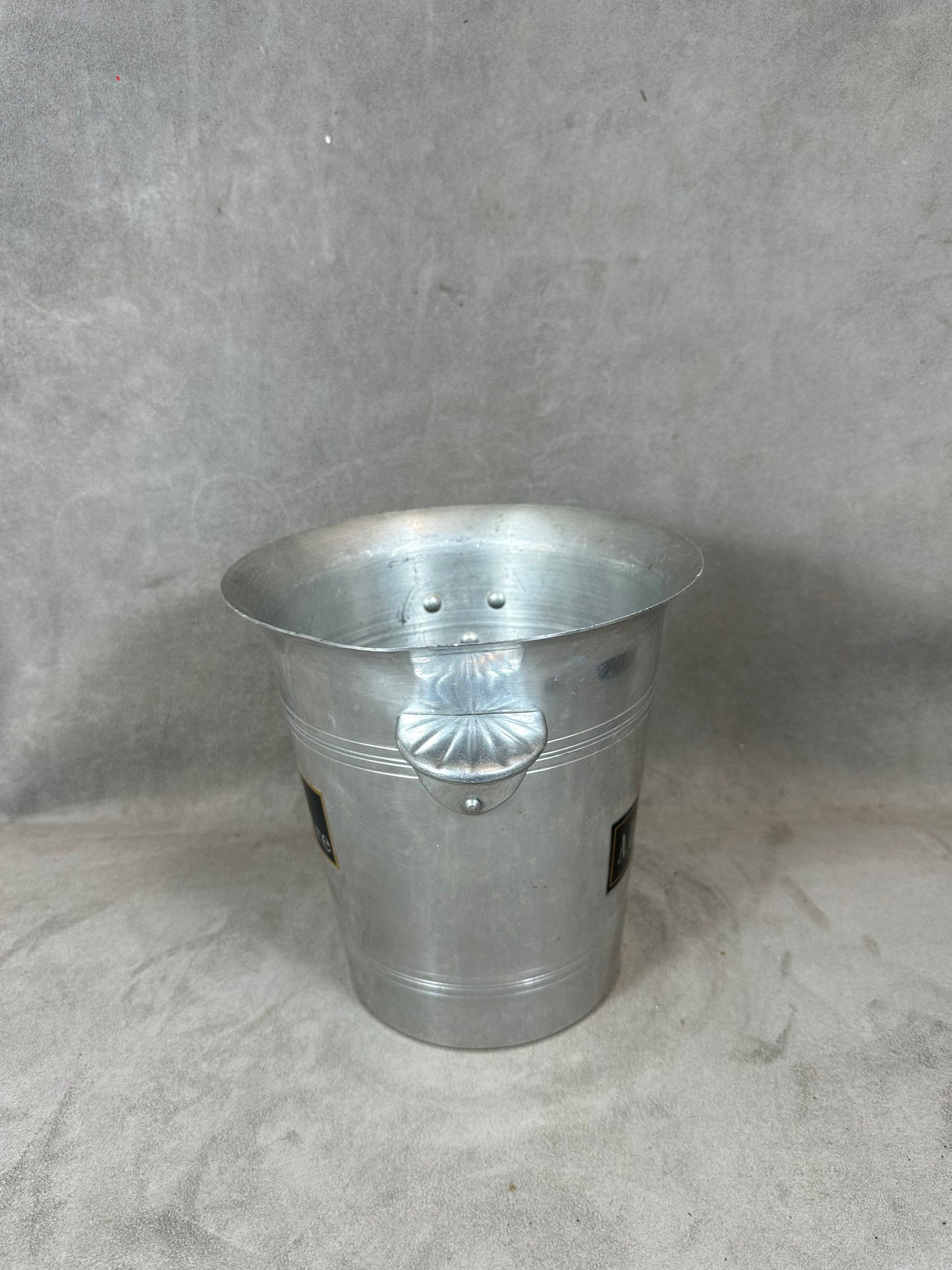 Seau à champagne Champagne Abel Lepitre et Prince de Bourbon Parme vintage Made in France