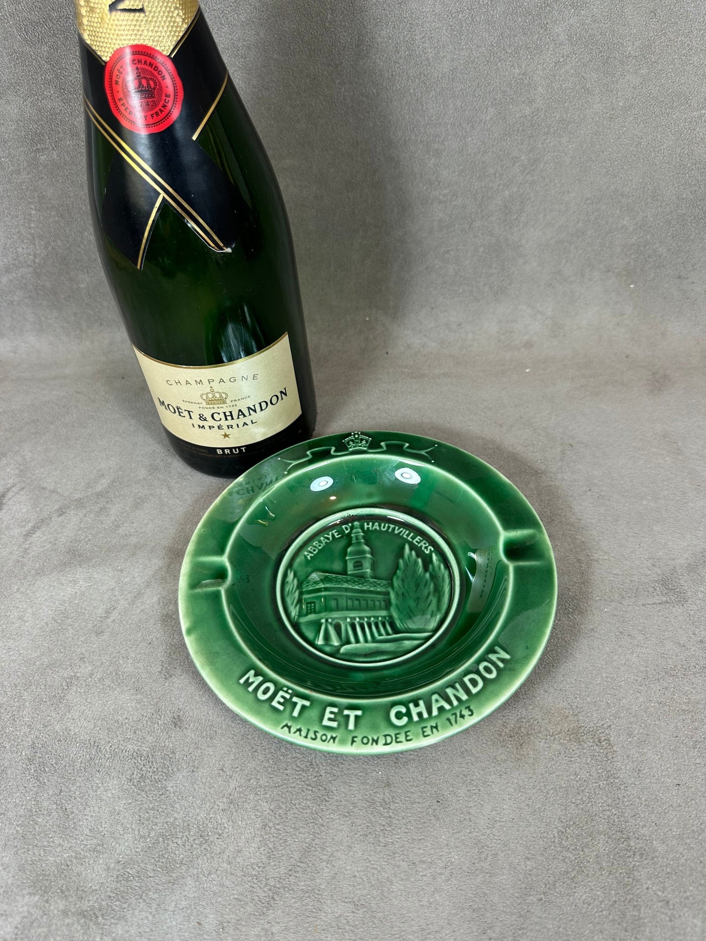 Moët&Chandon French Ashtray, Advertising ashtray, Circa 1960