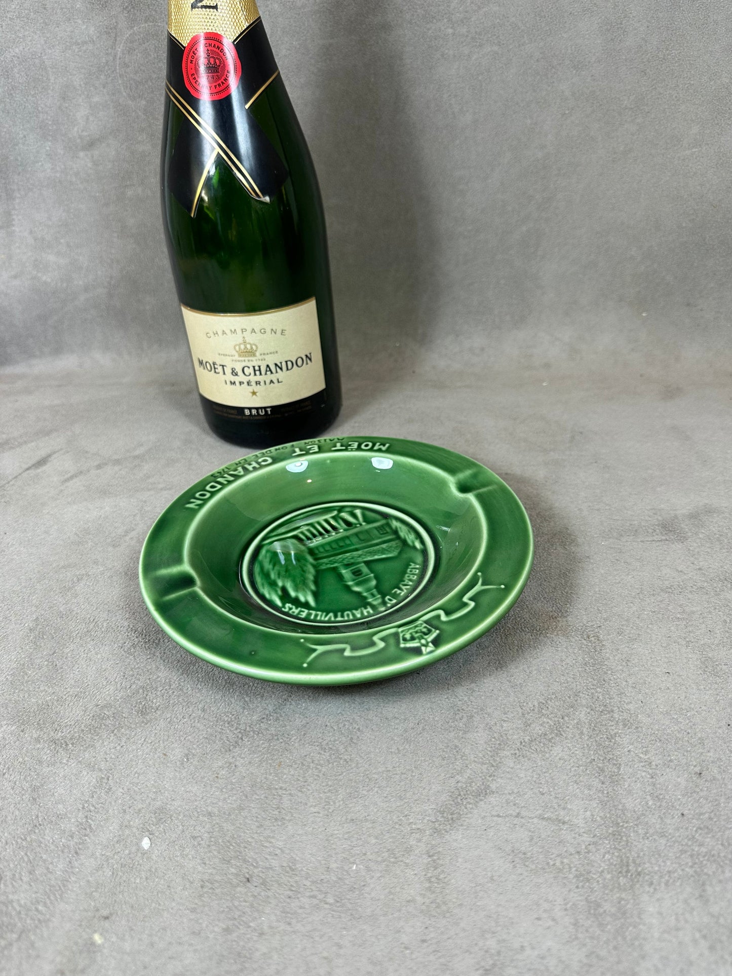 Moët&Chandon Französischer Aschenbecher, Werbeaschenbecher, um 1960