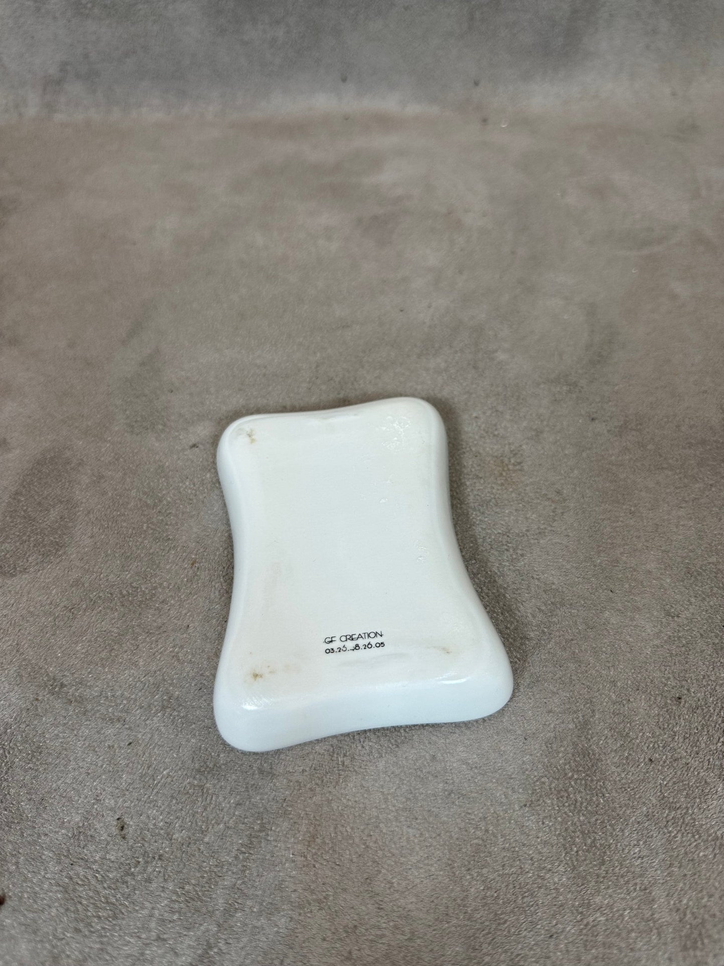 Vintage-Werbeaschenbecher für das Restaurant Le Boulingrin in Reims