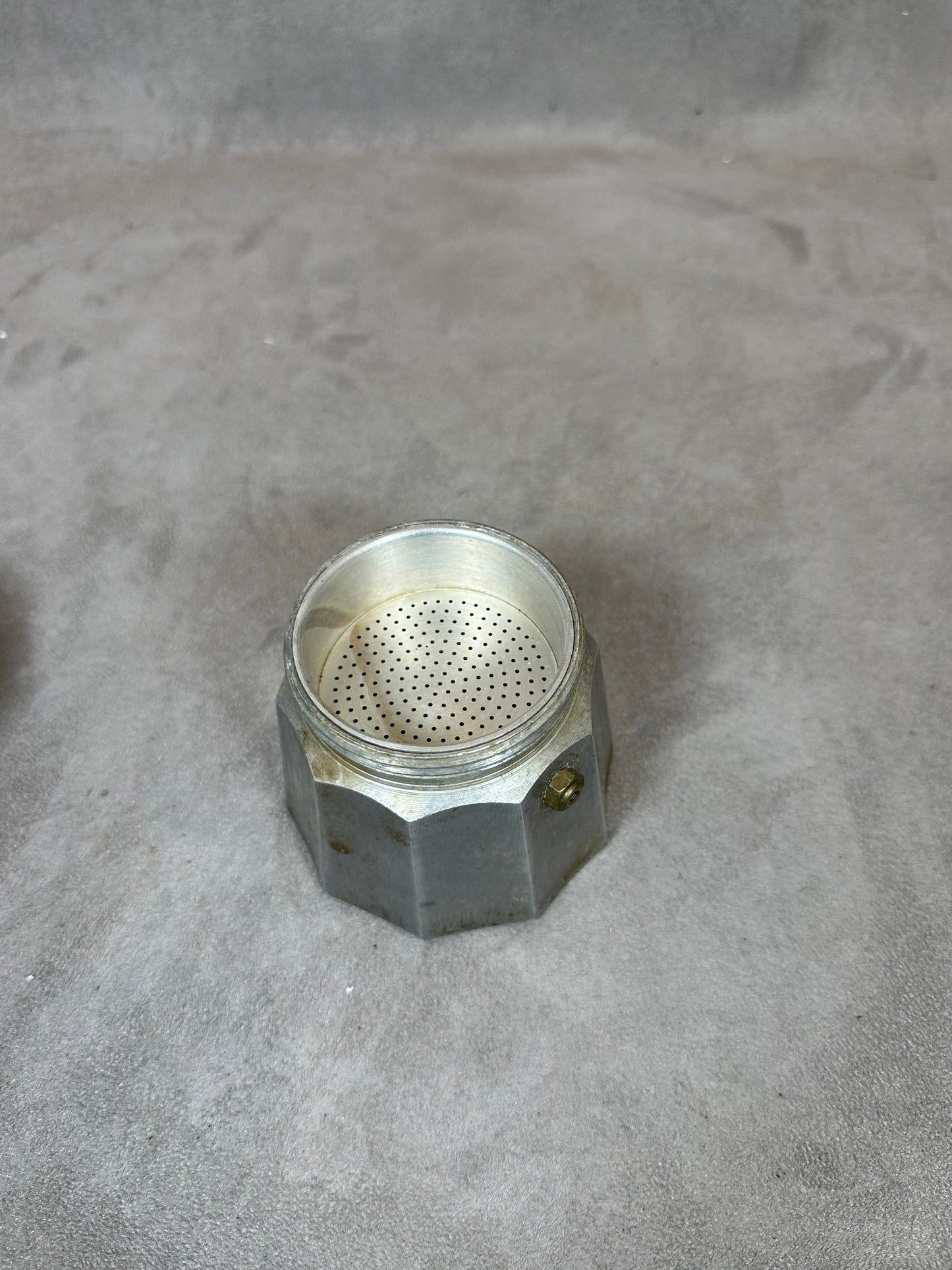 Vintage Italian aluminum coffee maker Made in Italy 1970