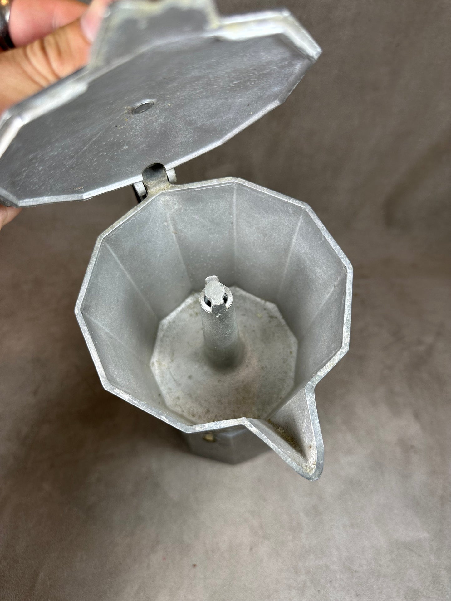 Vintage Italian aluminum coffee maker Made in Italy