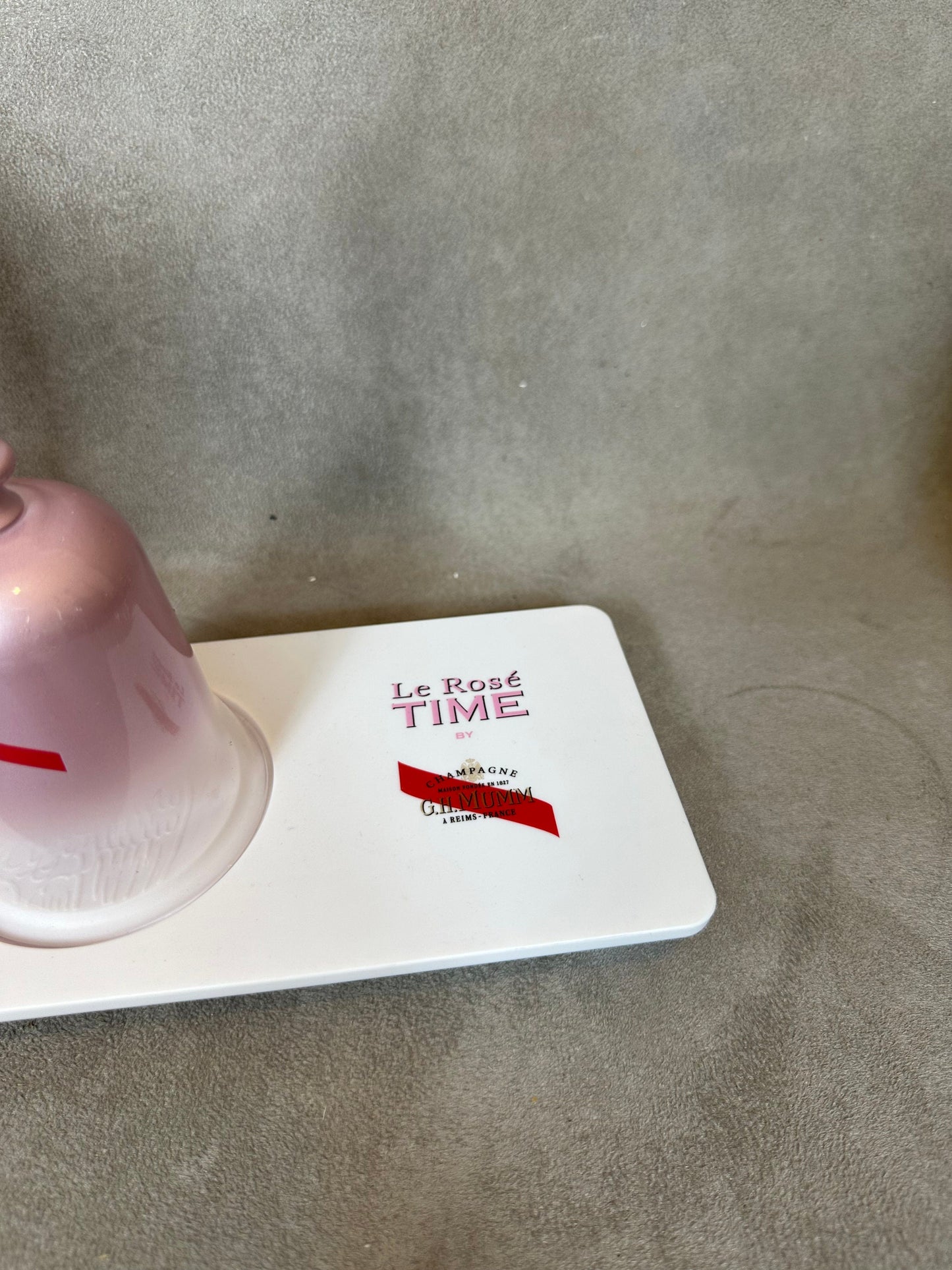 SELTENE Kunststoffhalterung für 3 Champagnerglas-Pompons Mumm Vintage-Kollektion