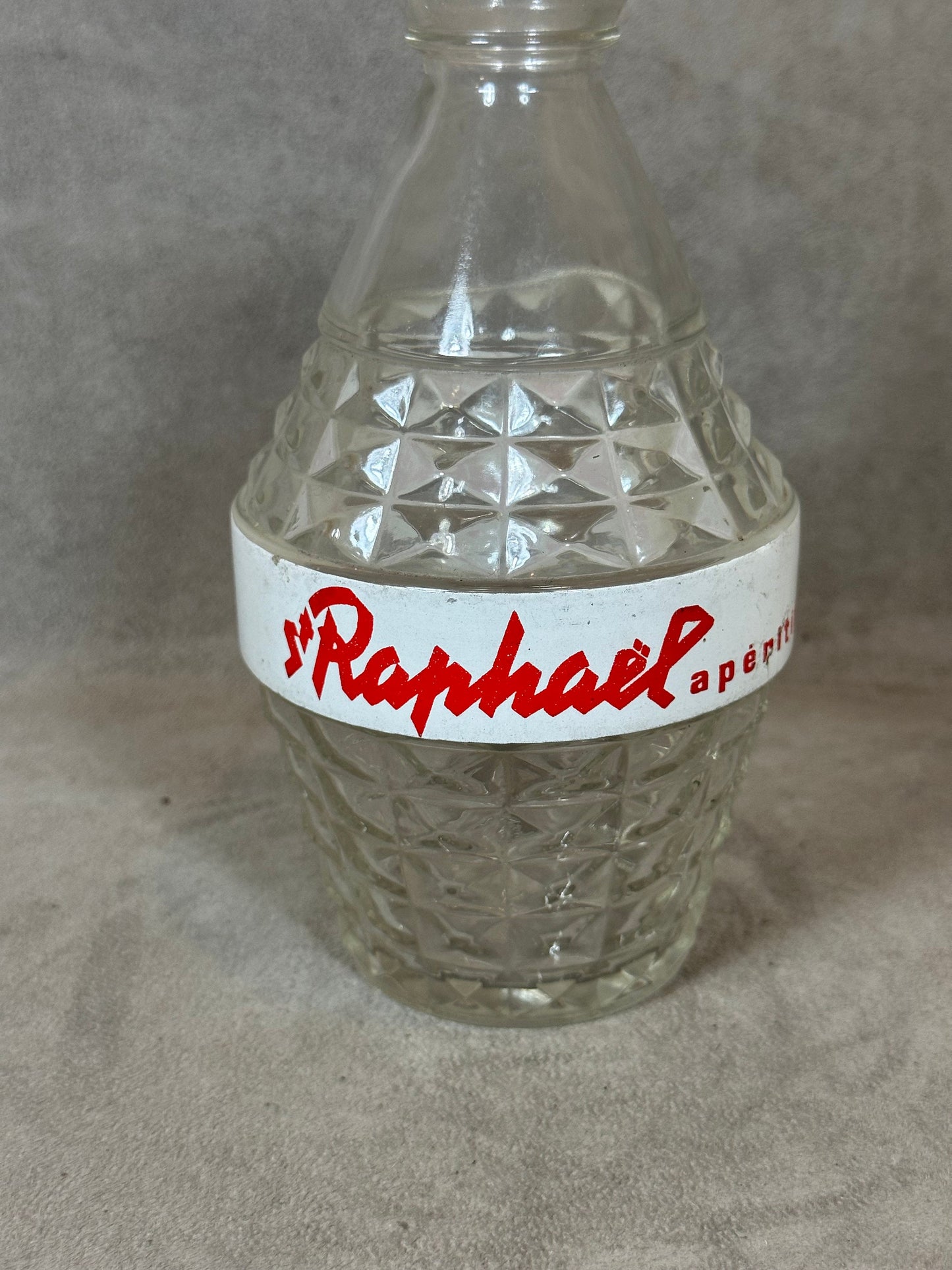 St Raphaël vintage glass water jug Made in France