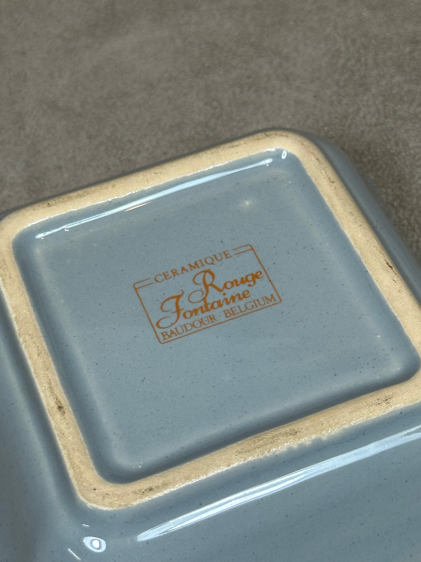 Cendrier champagne De Venoge en céramique Made in France Années 1970