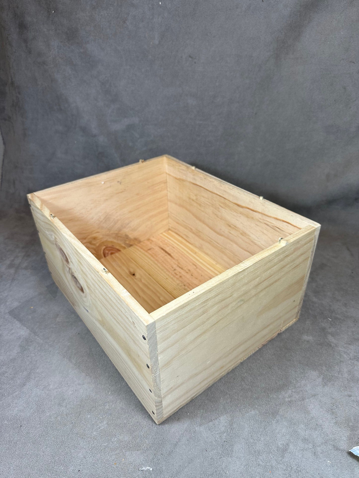 Caisse en bois Chateau Clauzet Saint Estèphe Made in France Vintage 1980