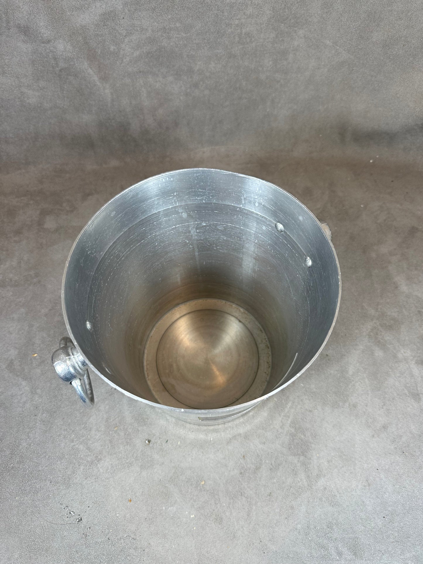 Seau à champagne De Saint Gall en métal Made in France Années 1970
